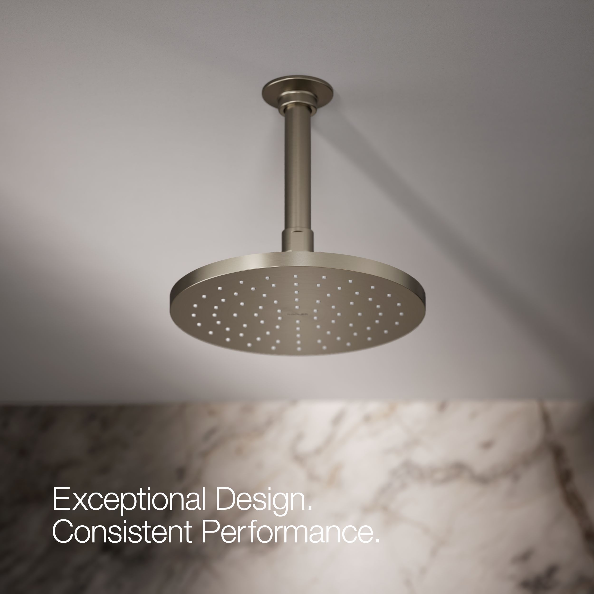 KOHLER K-13688-G-BN Fixed-Showerhead - View #8