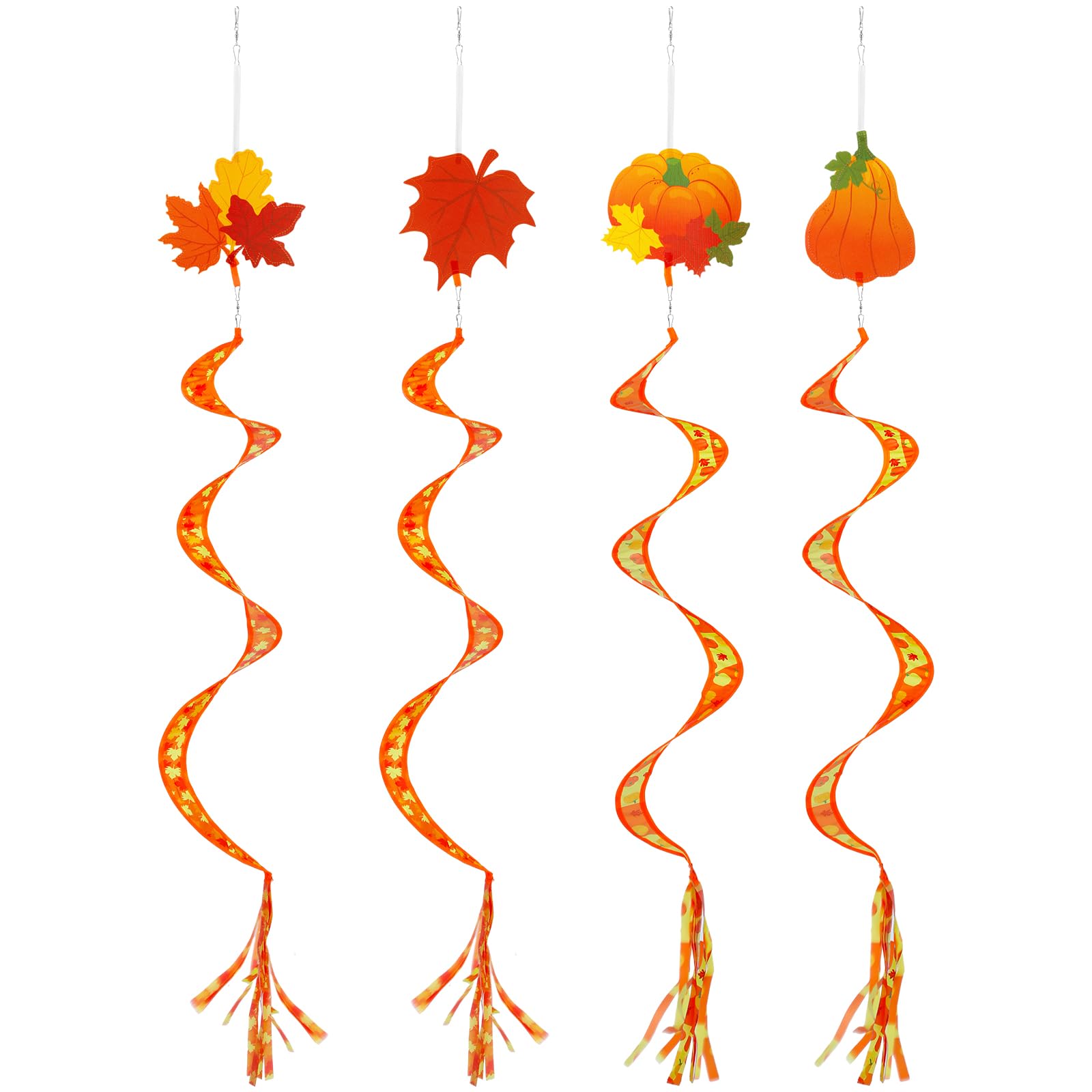 KIWDZFU 4 Pcs 57 in Fall Wind Socks Thanksgiving Wind Spinners Outdoor ...
