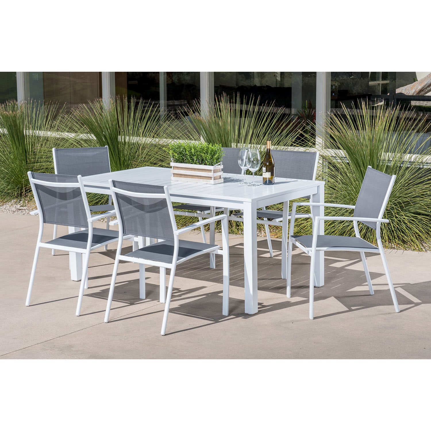 Hanover DELDNS7PC-WW Patio-Dining-Sets - View #11
