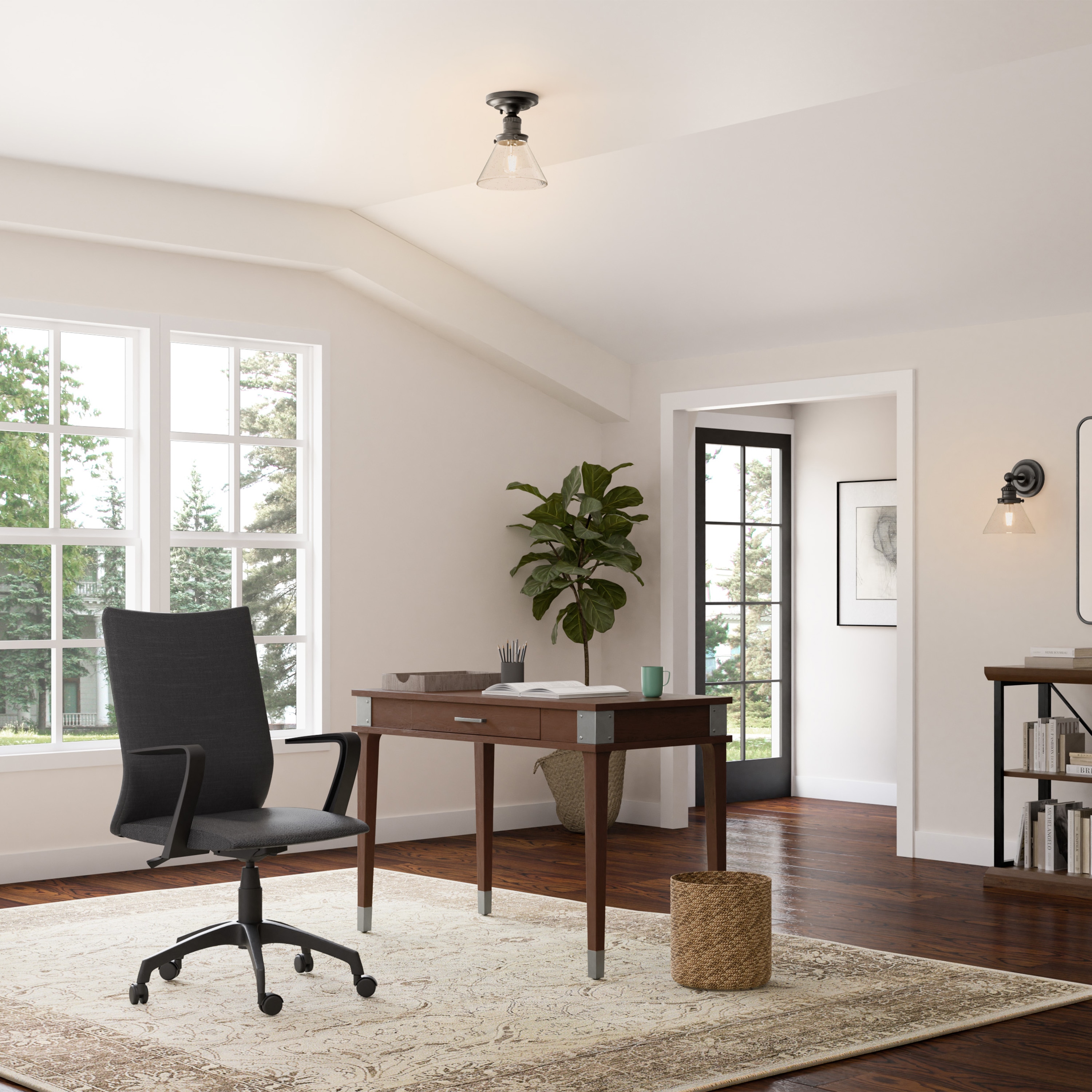 Leick Home 10115BL Office-Chairs - View #3