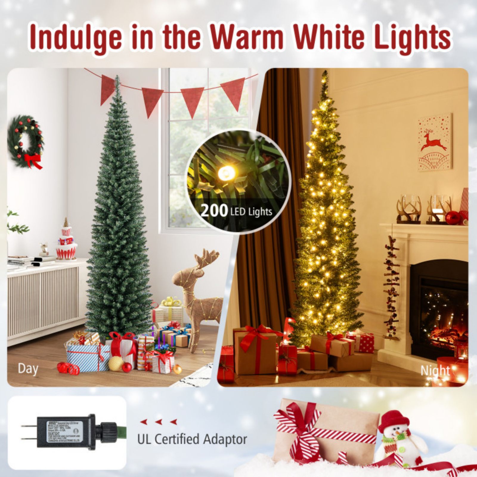 WELLFOR CM-HPY-23607 Artificial-Christmas-Trees - View #4