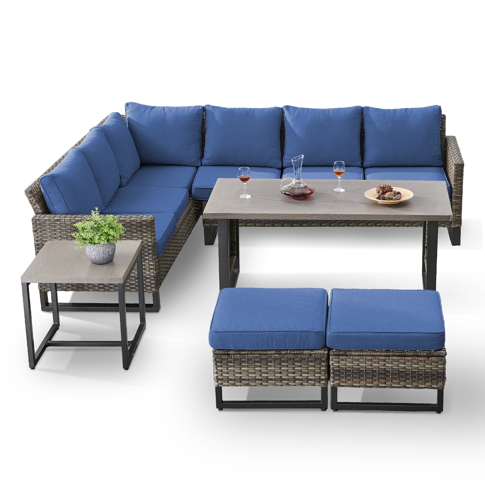 Pocassy PJ14-15-4 Patio-Conversation-Sets - View #7