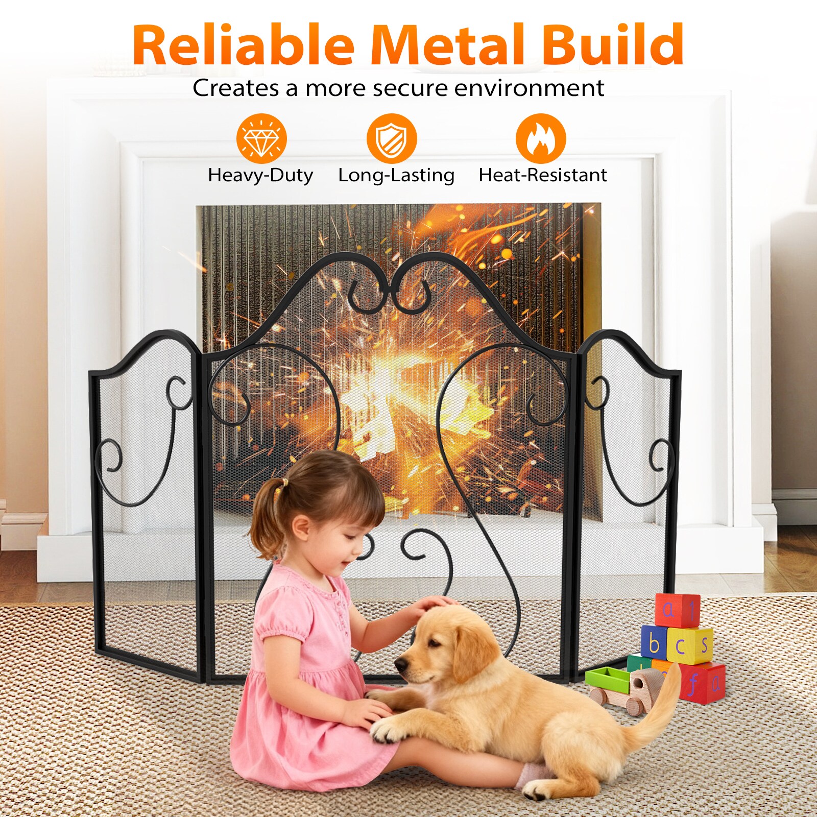 Slickblue D-CO-35531VJ Fireplace-Screens - View #8