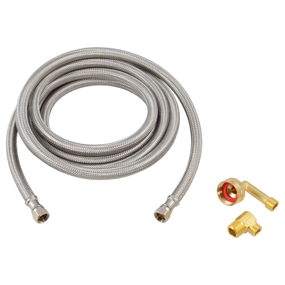 Universal Stainless Steel Braided Fuel Line 3/8 in 3 ft Length High  performance