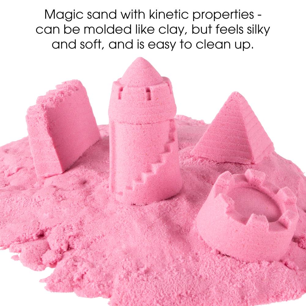 Kinetic Sand, Construction Site Folding Sandbox with Toy Truck and 2lbs of  Play Sand, Sensory Toys for Kids Ages 3 and up 