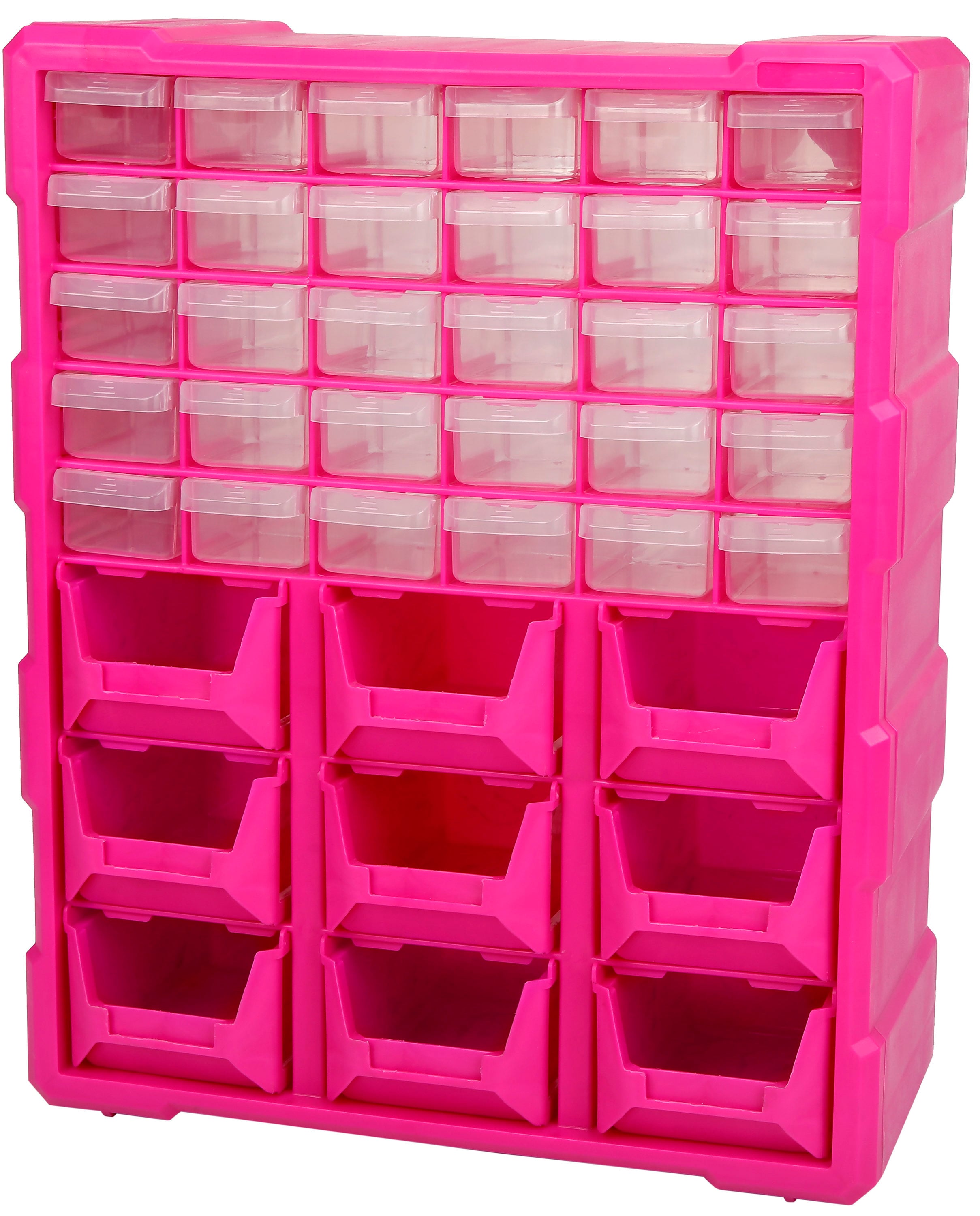 The Original Pink Box 39-Compartment Plastic Small Parts Organizer in the  Small Parts Organizers department at