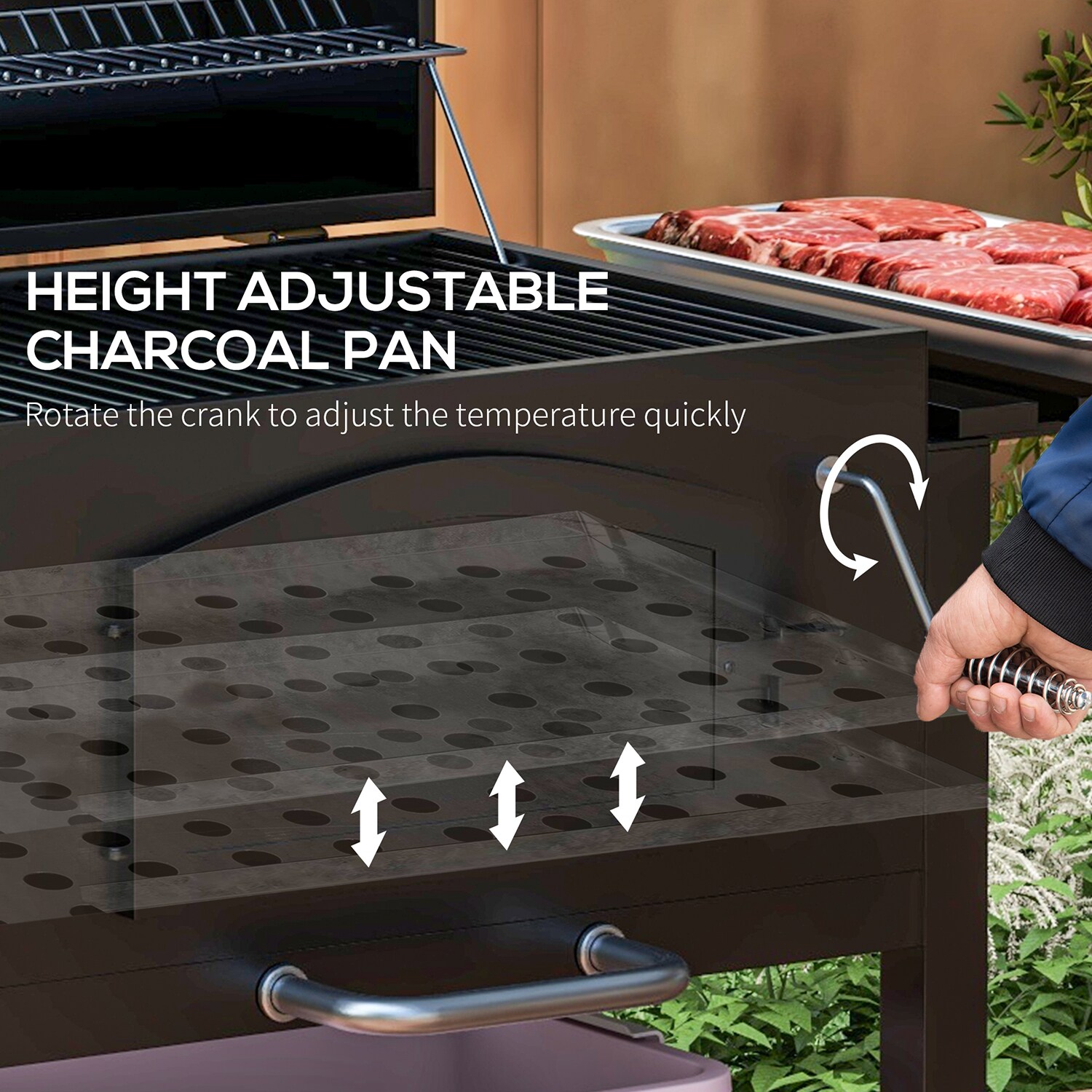 GZMR GZ-W22304 Charcoal-Grills - View #6