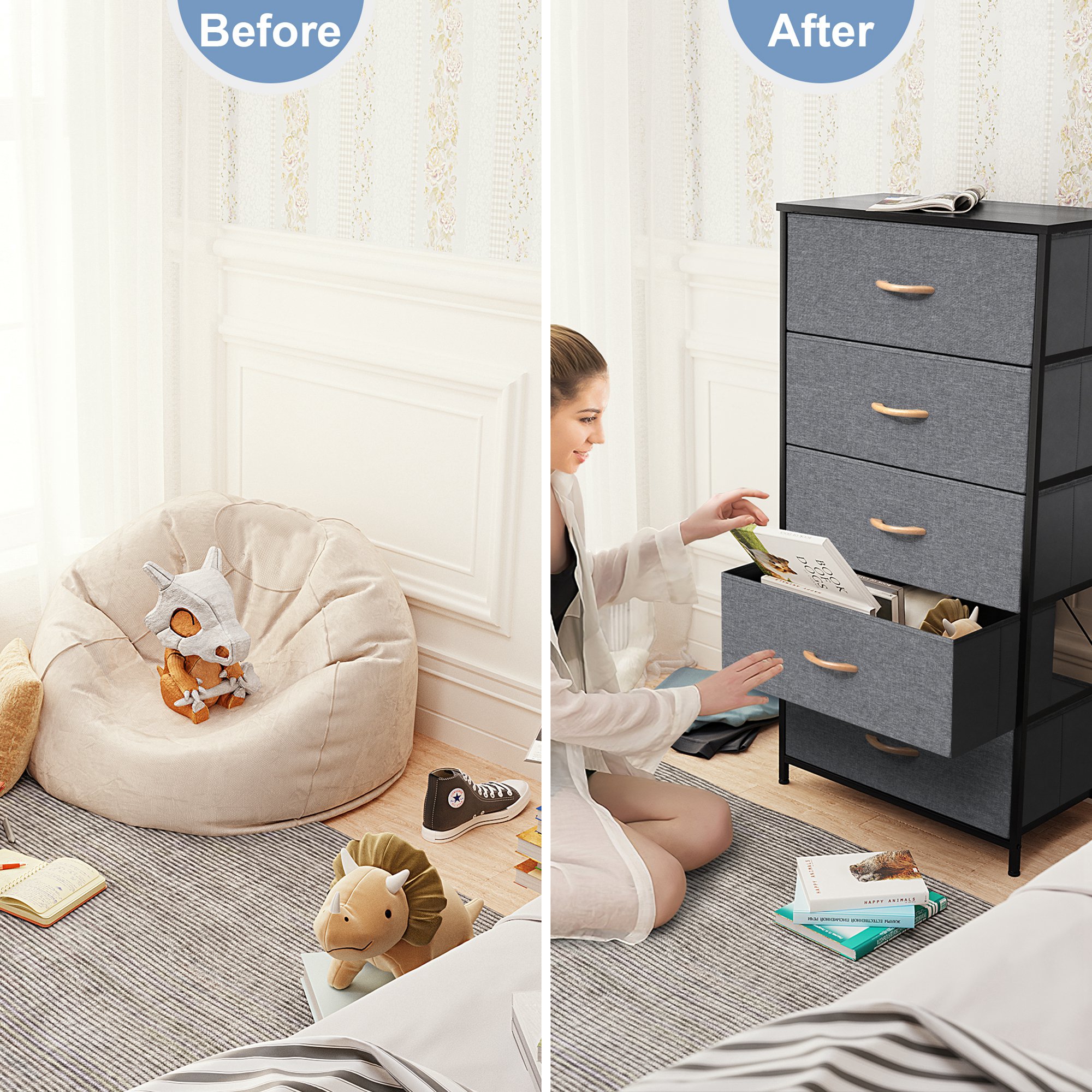 CloudFly CL-HD017GRY dressers - View #5
