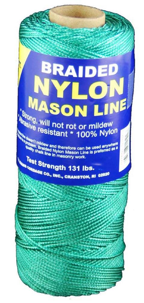 t.w . Evans Cordage 12-502 Number-1 Braided Nylon Mason Line, 500-Feet, Green