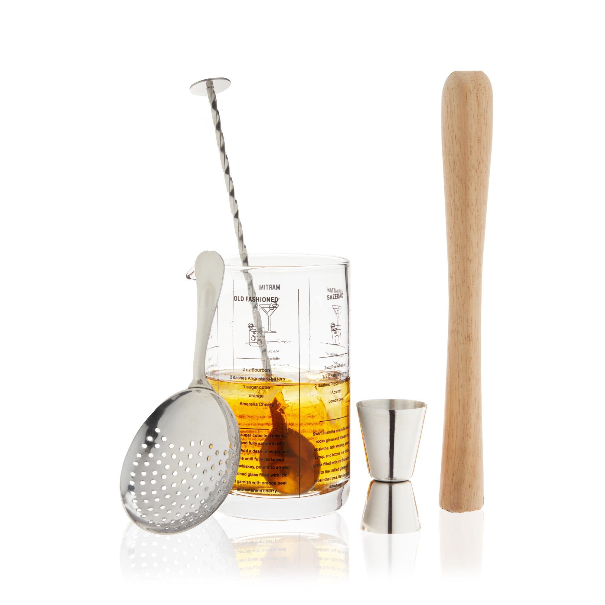TRUE 5-Piece Mixologist Barware Set