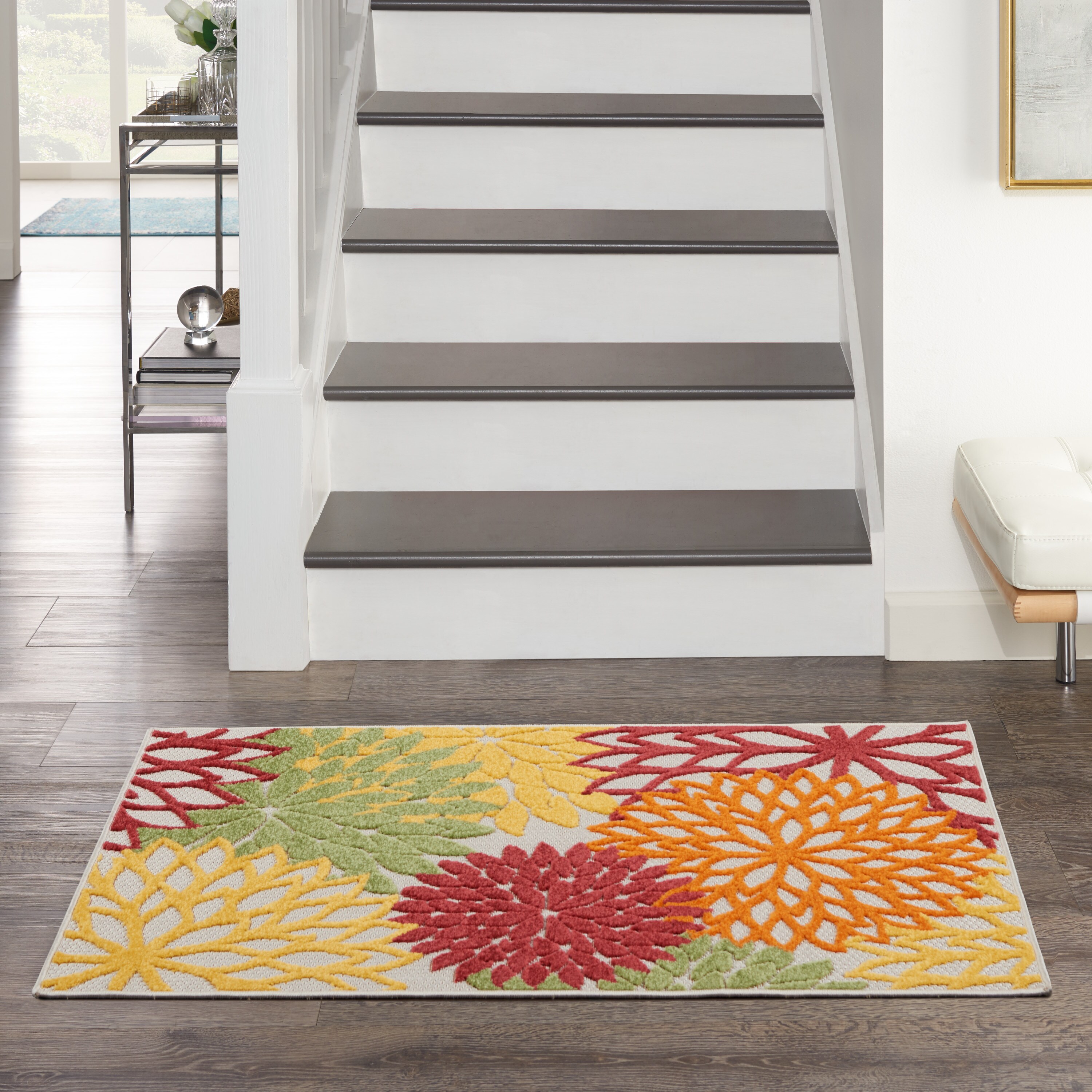 Alfresco Indoor/Outdoor Rug 7'3 Square - Railey Design