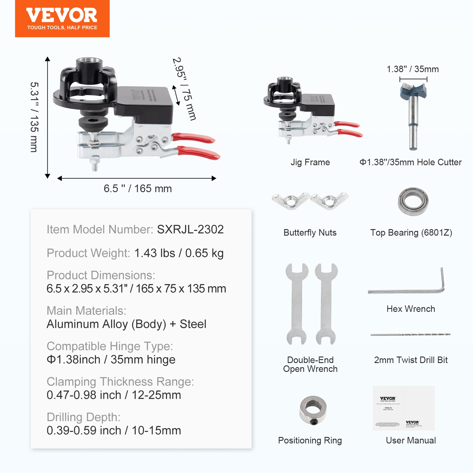 VEVOR JLDWKKQTS35MMM9D7V0 Woodworking-Tool-Accessories - View #8