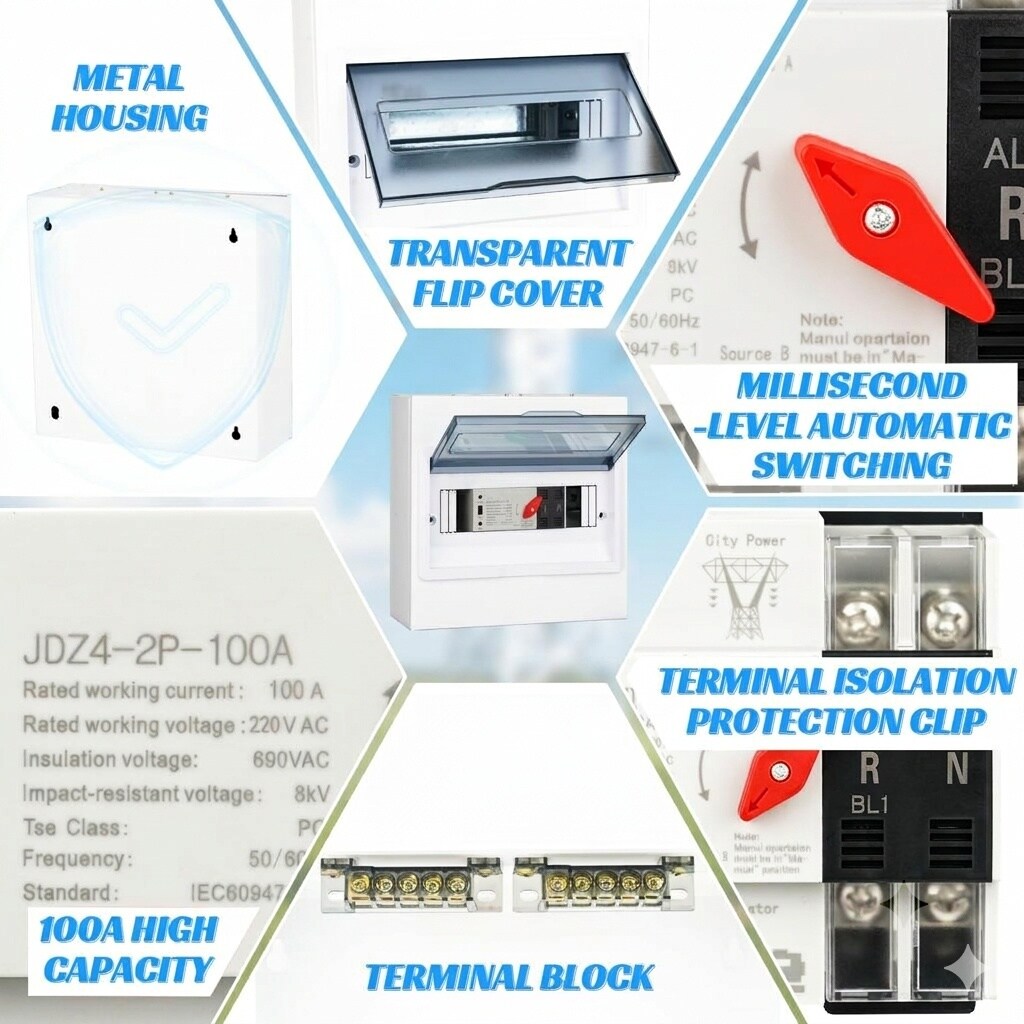 Misopily LMS0603M060 Transfer-Switch-Kit - View #2