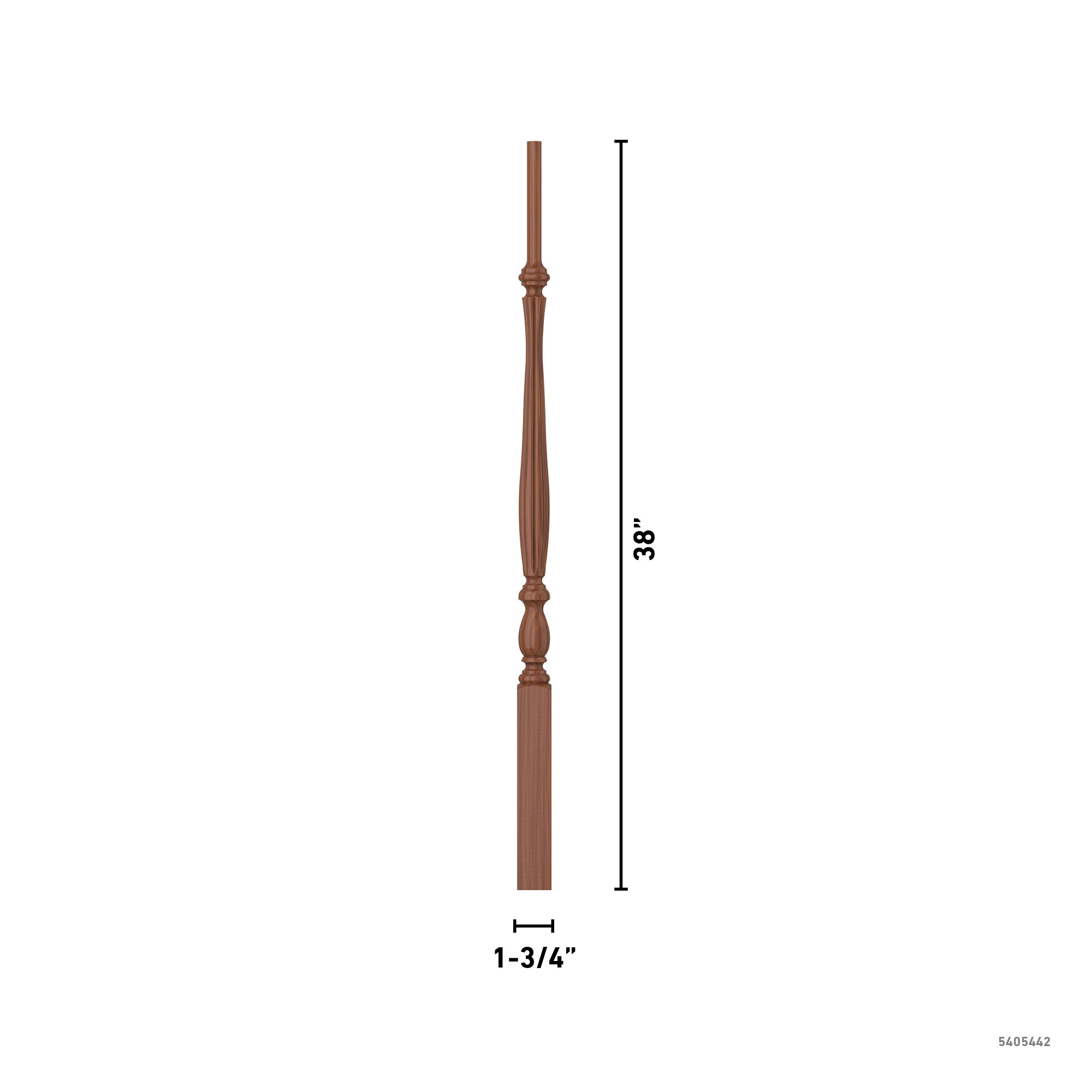 L.J. Smith Stair Systems LJB-2915-C 38 Interior-Stairpart-Balusters - View #4