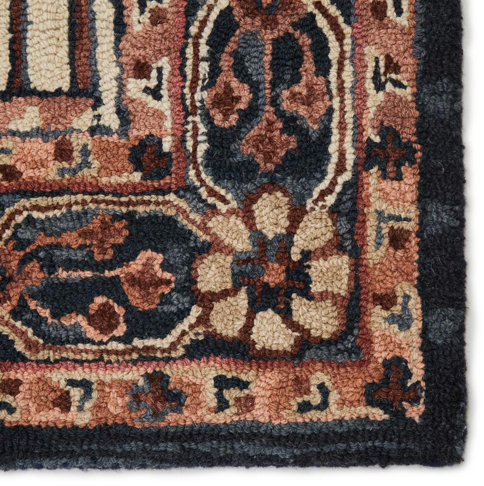 Hand-Tufted Blue and Beige Wool Medallion 8' x 10' Rug