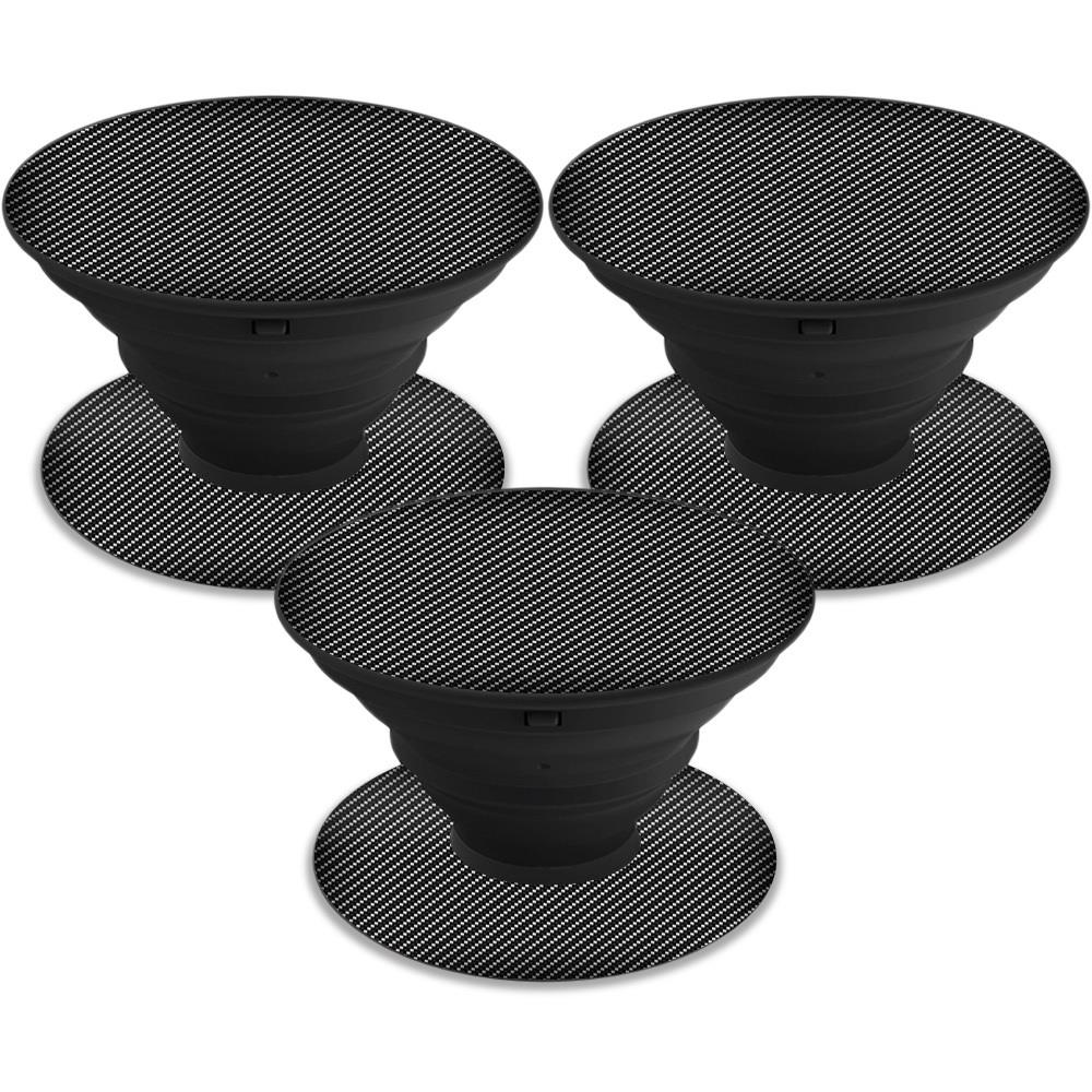 MightySkins VSNS69848  POSOCK-Carbon Fiber Skin Decal Wrap for Sticker, Carbon Fiber- Pack of 3