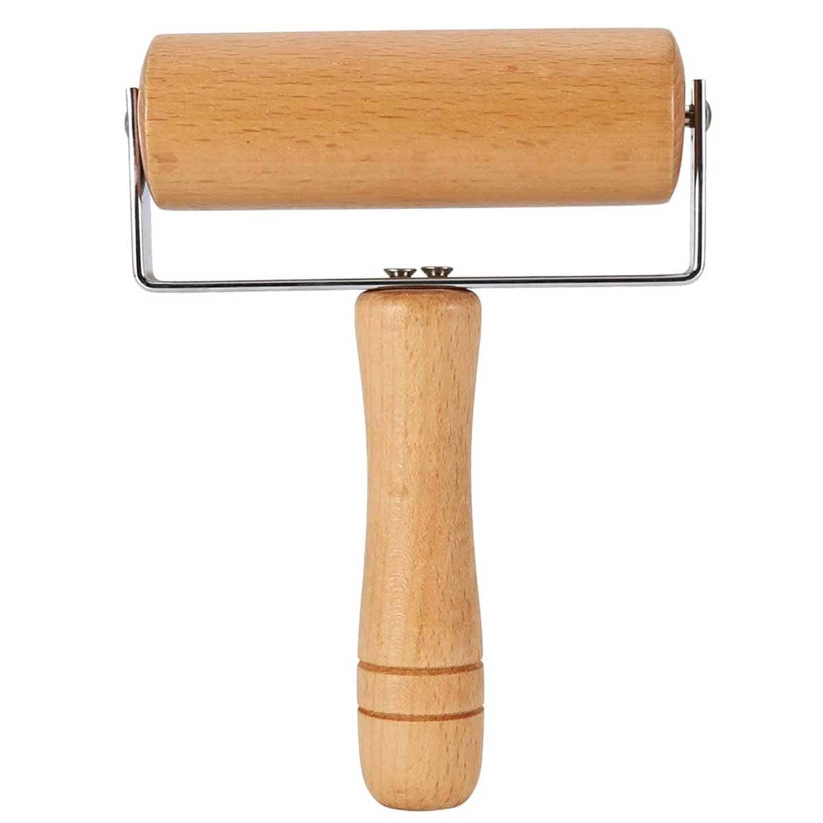 Aoibox Small Rolling Pin Pizza Dough Roller Non Stick Wood Pastry Roller Kitchen Wooden Rolling Pins for Baking Cooking Cookie Bread Tortilla Dumpling Fondant Clay #LABRP111129