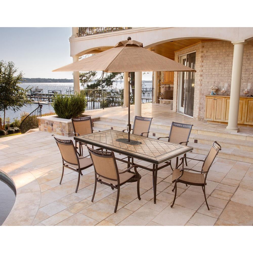 Hanover FNTDN7PCTN-SU Patio-Dining-Sets - View #9