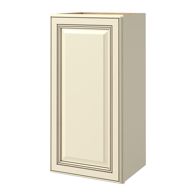allen + roth Annscroft 36-in W x 36.125-in H x 12-in D Hazelnut Maple Door Wall Semi-Custom Cabinet allen + roth Annscroft 36-in W x 36.125-in H x 12-in D Hazelnut Maple Door Wall Semi-Custom Cabinet