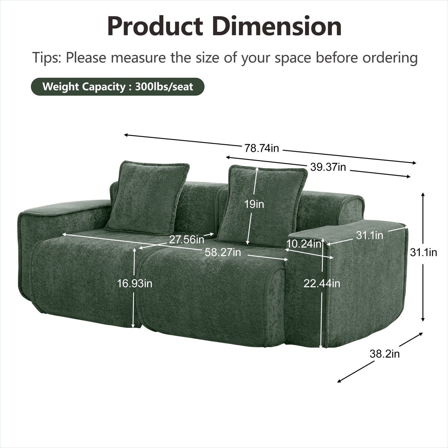 Watnature CCAM7J0KSA7F Sofas-Loveseats - View #14