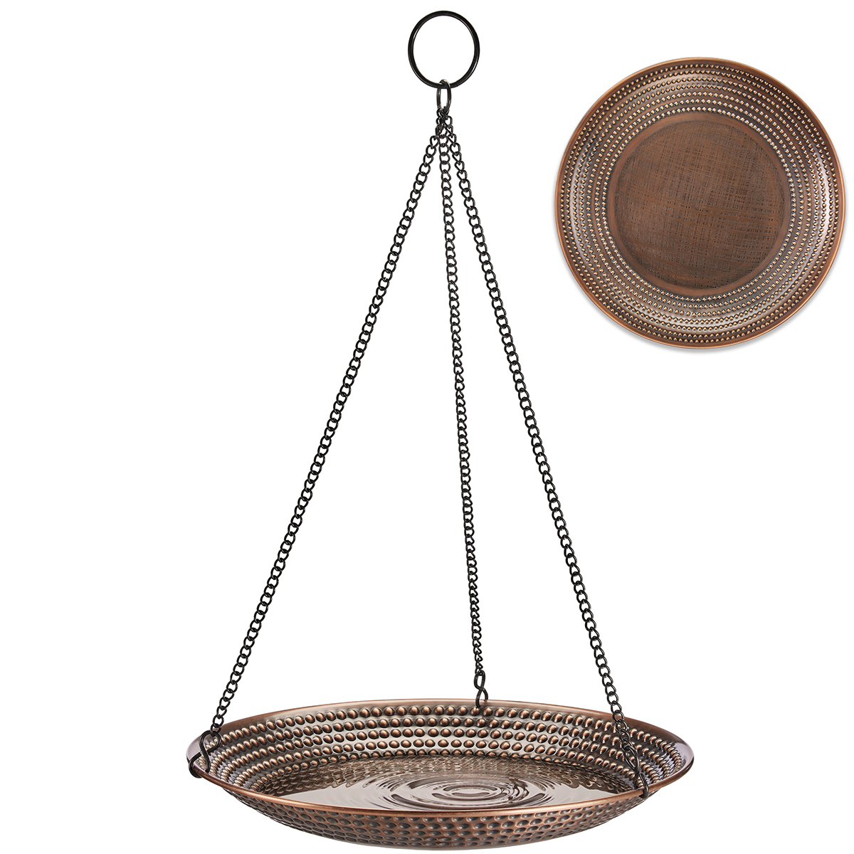 Good Directions BBH13-1 21-Inches H Copper Metal Complete birdbath