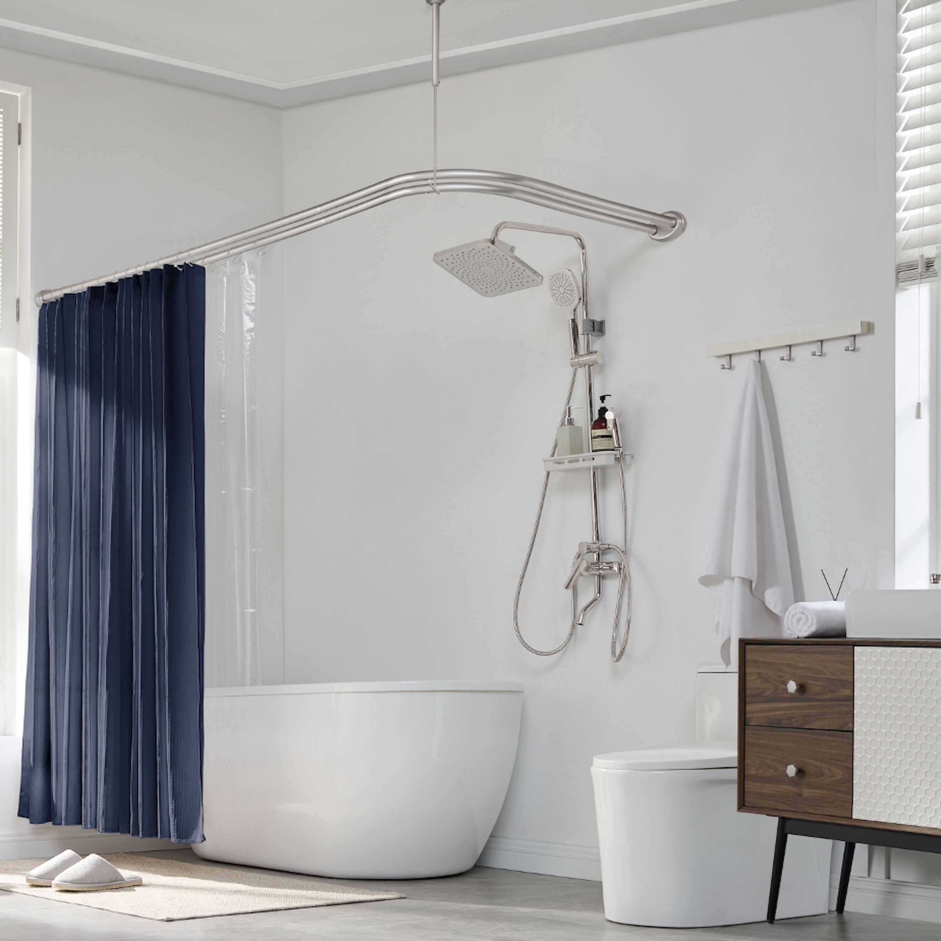 Utopia Alley DLR1BN Shower-Rods - View #3