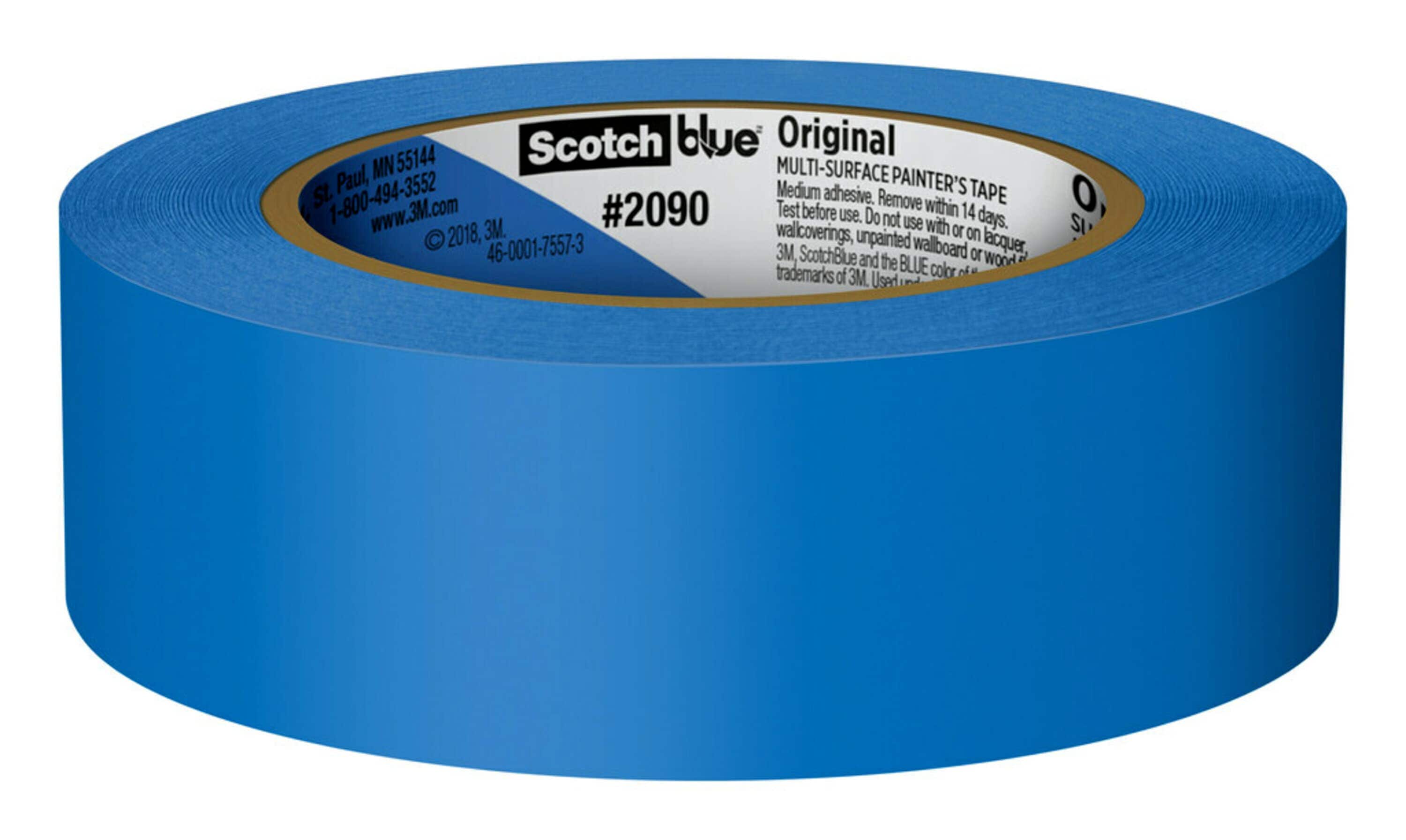 Brixwell PT11260B Pro Blue Painters Masking Tape 1-1/2 Inch x 60 Yard Made  in the USA