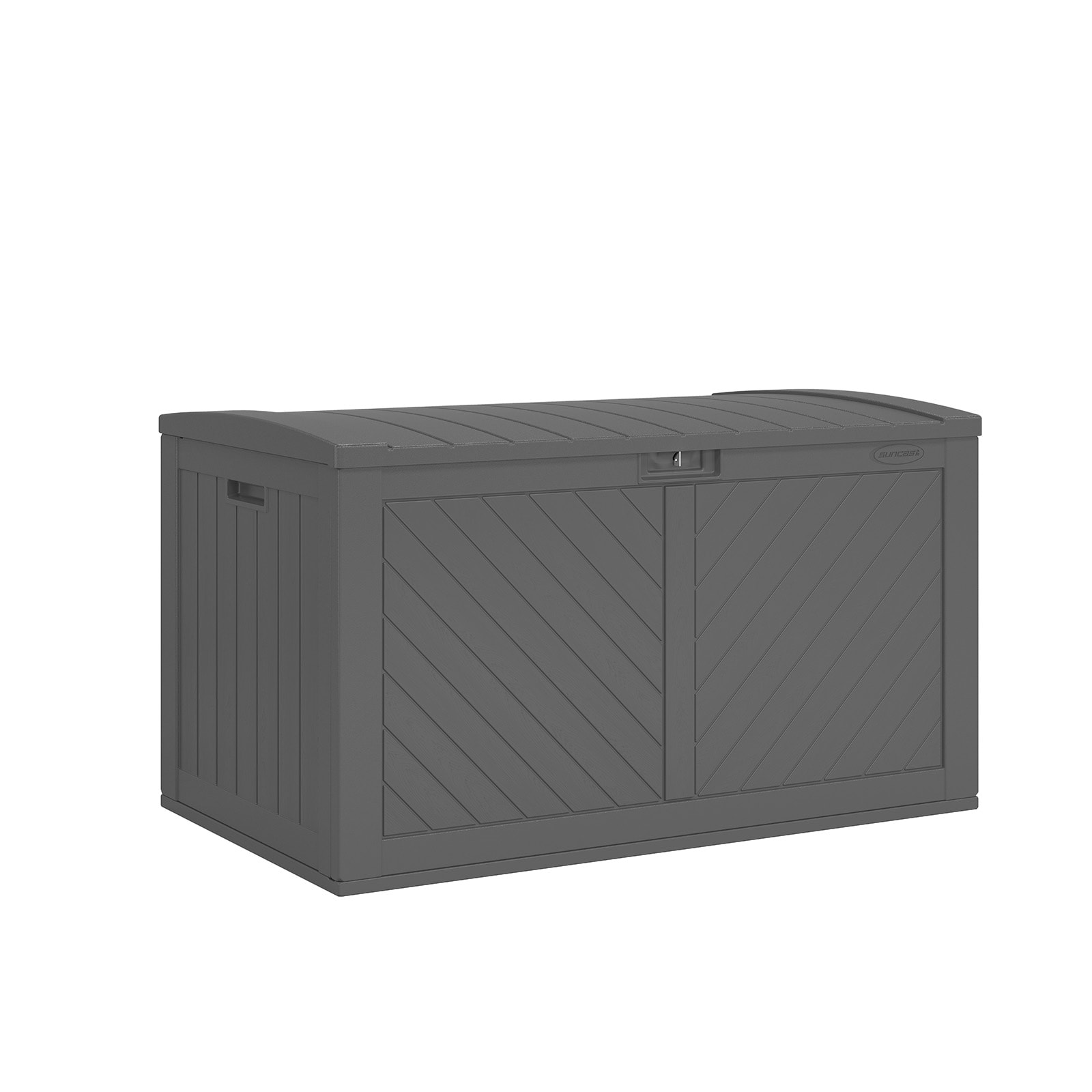 Suncast Java 134 Gal. Resin Wicker Deck Box BMDB134004 - The Home Depot