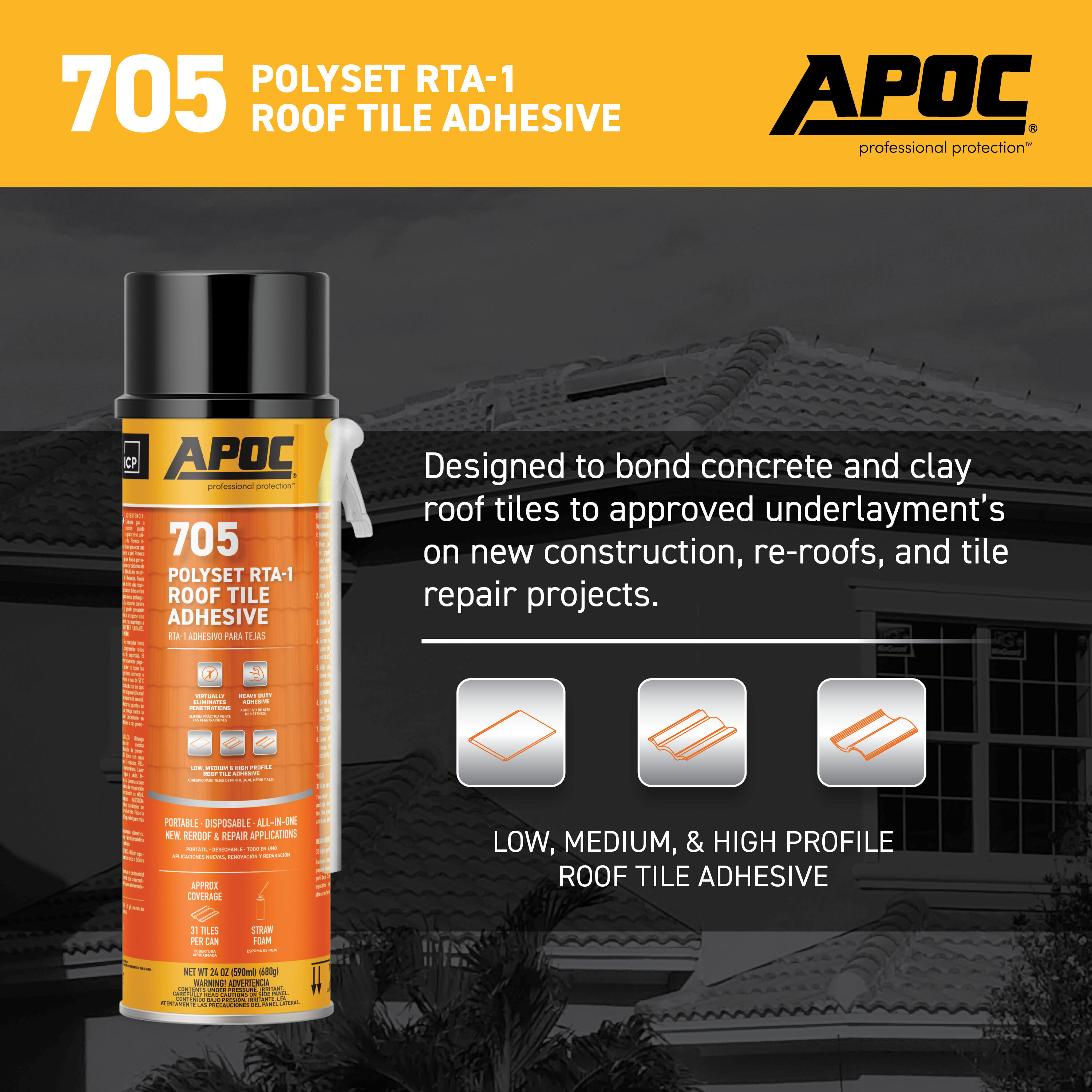 APOC AP-705-24SF Roof-Adhesives - View #5