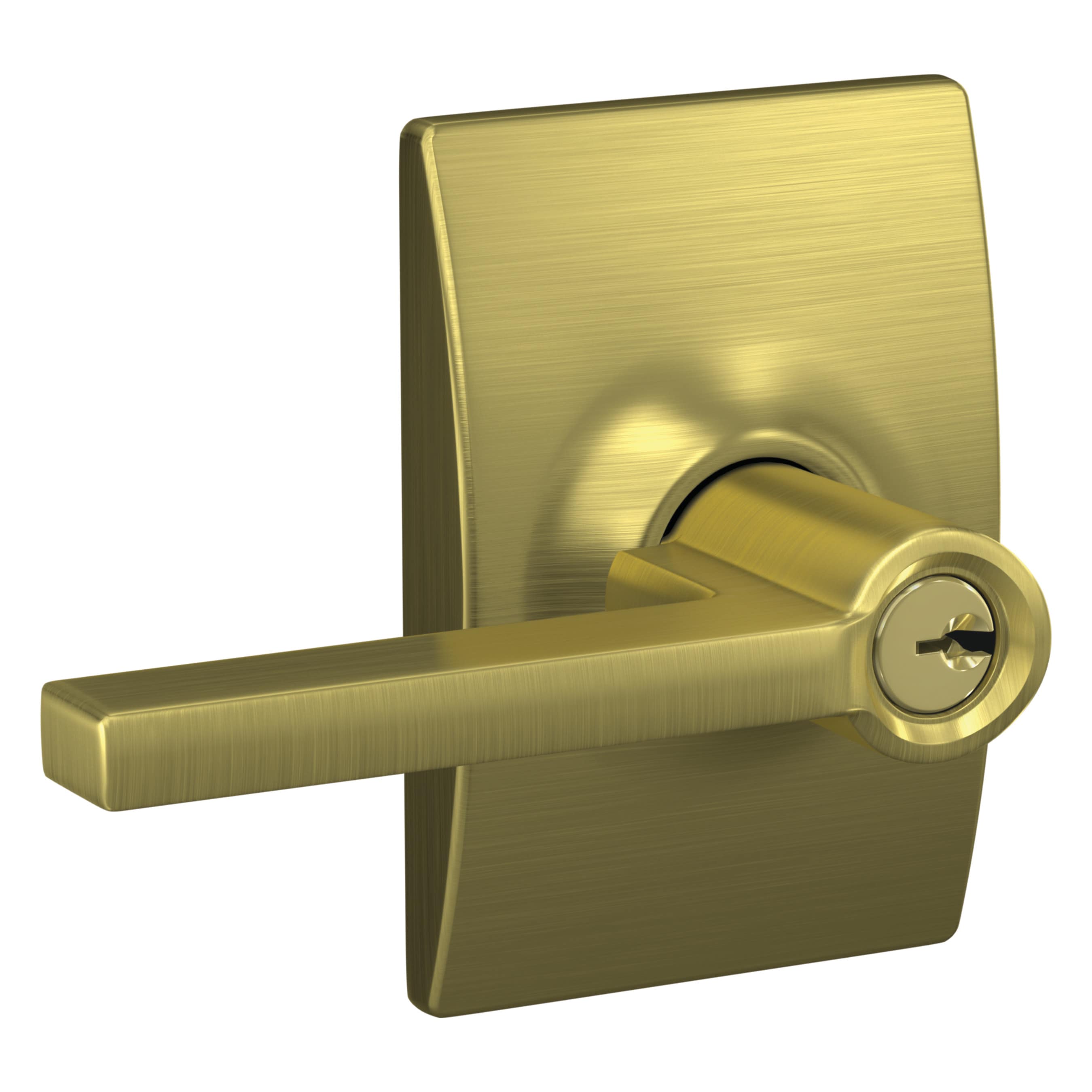Schlage F51A LAT 608 CEN Door-Handles - View #2
