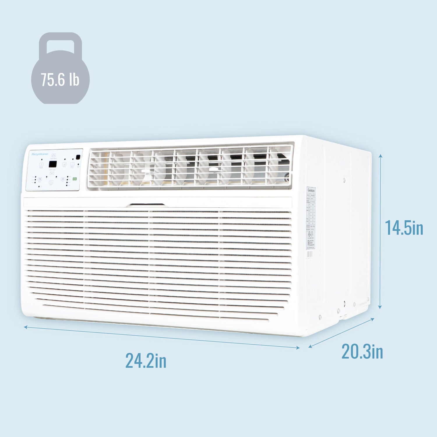 Keystone KSTAT12-1C Wall-Air-Conditioners - View #2