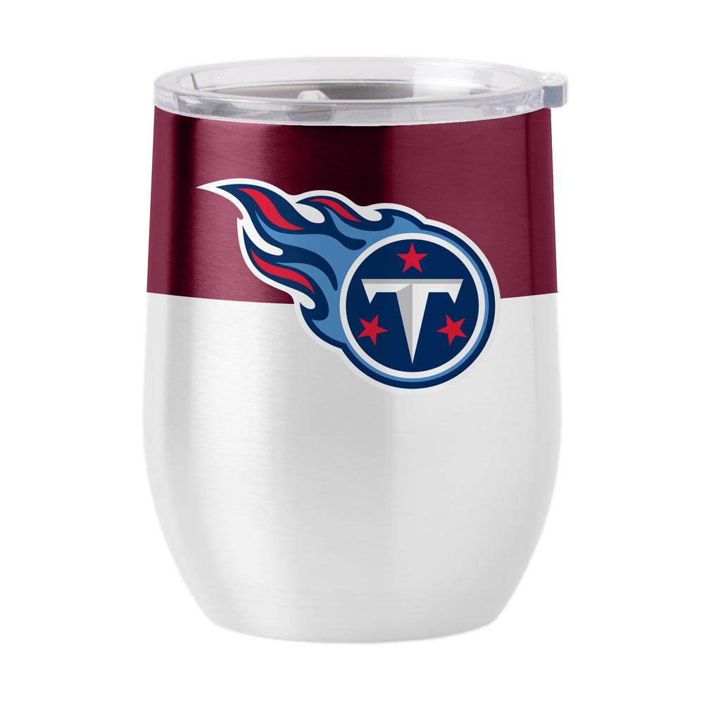 Logo Brands Tennessee Titans 16-fl oz Stainless Steel Blue Cup Set of: 1 in  the Drinkware department at