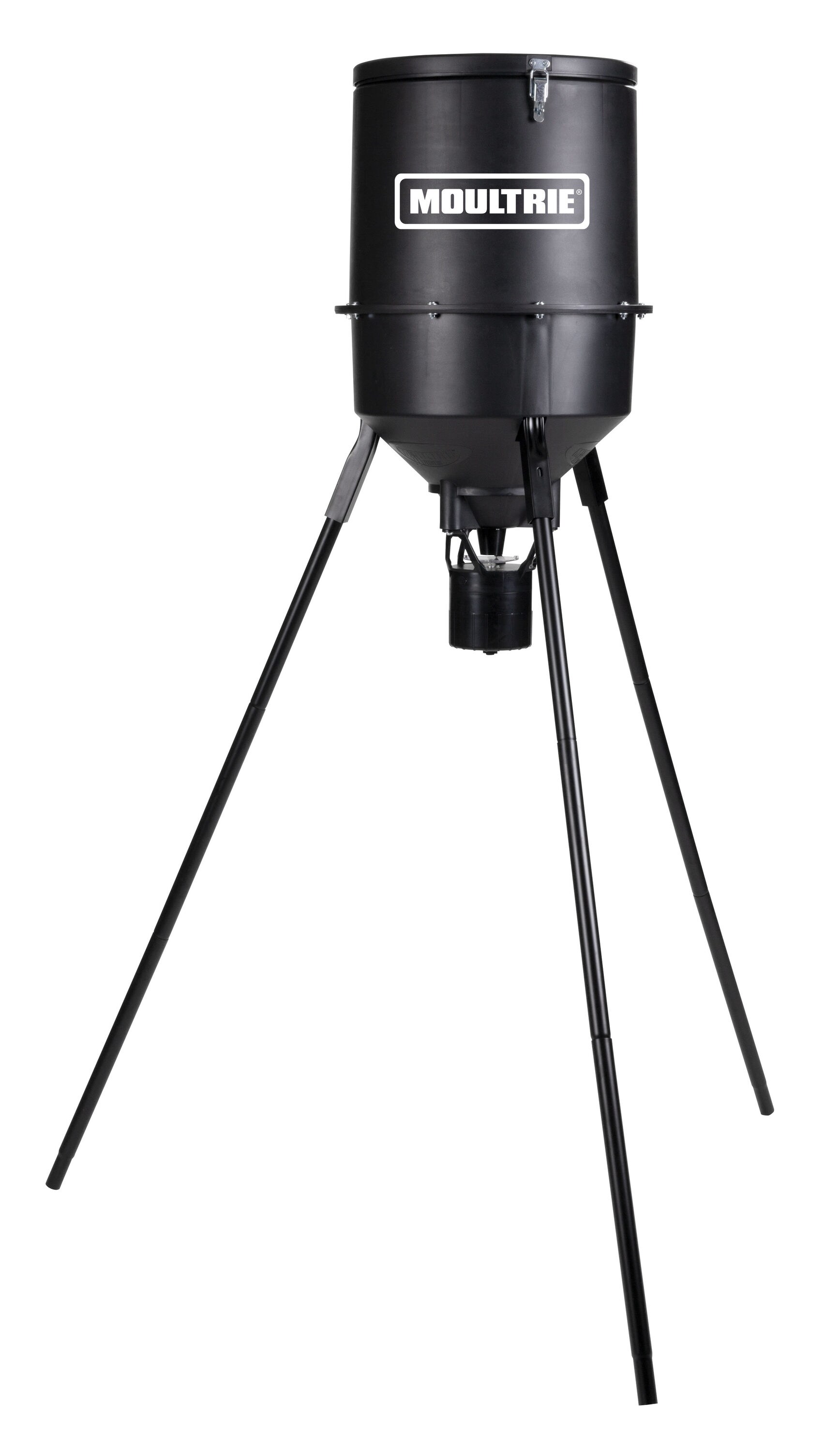 Moultrie Products MFG-12656 30-Gallon Black Polyresin Game Feeder