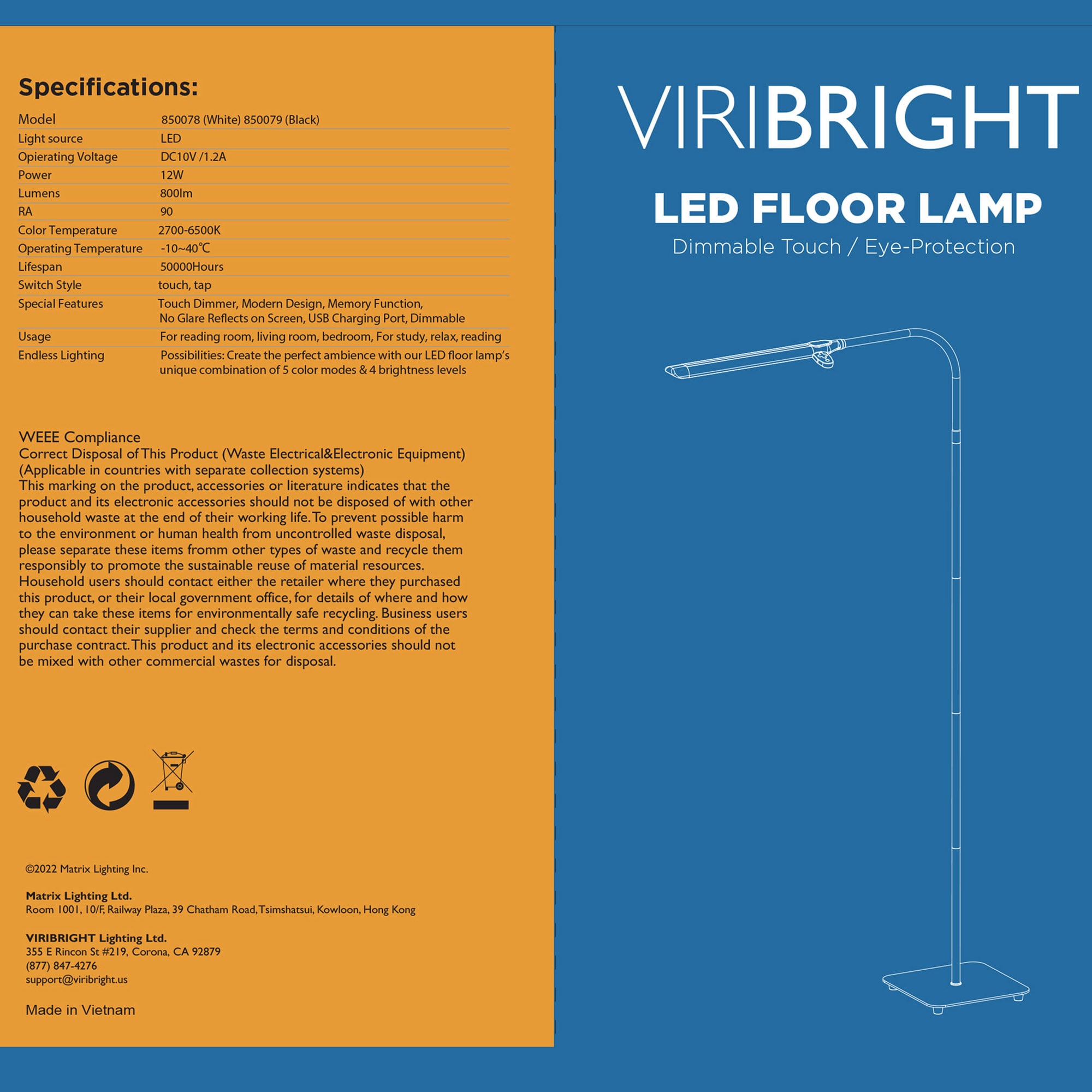 Viribright Lighting 850079 floorlamps - View #6
