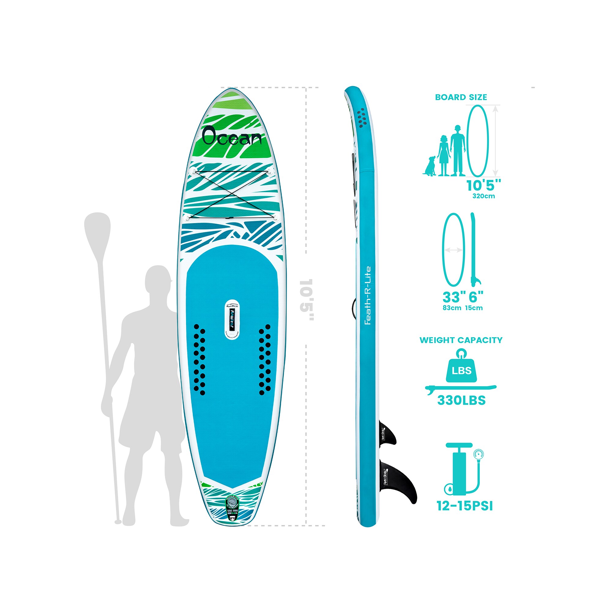 InQracer SUPFR03A Stand-Up-Paddle-Boards - View #2