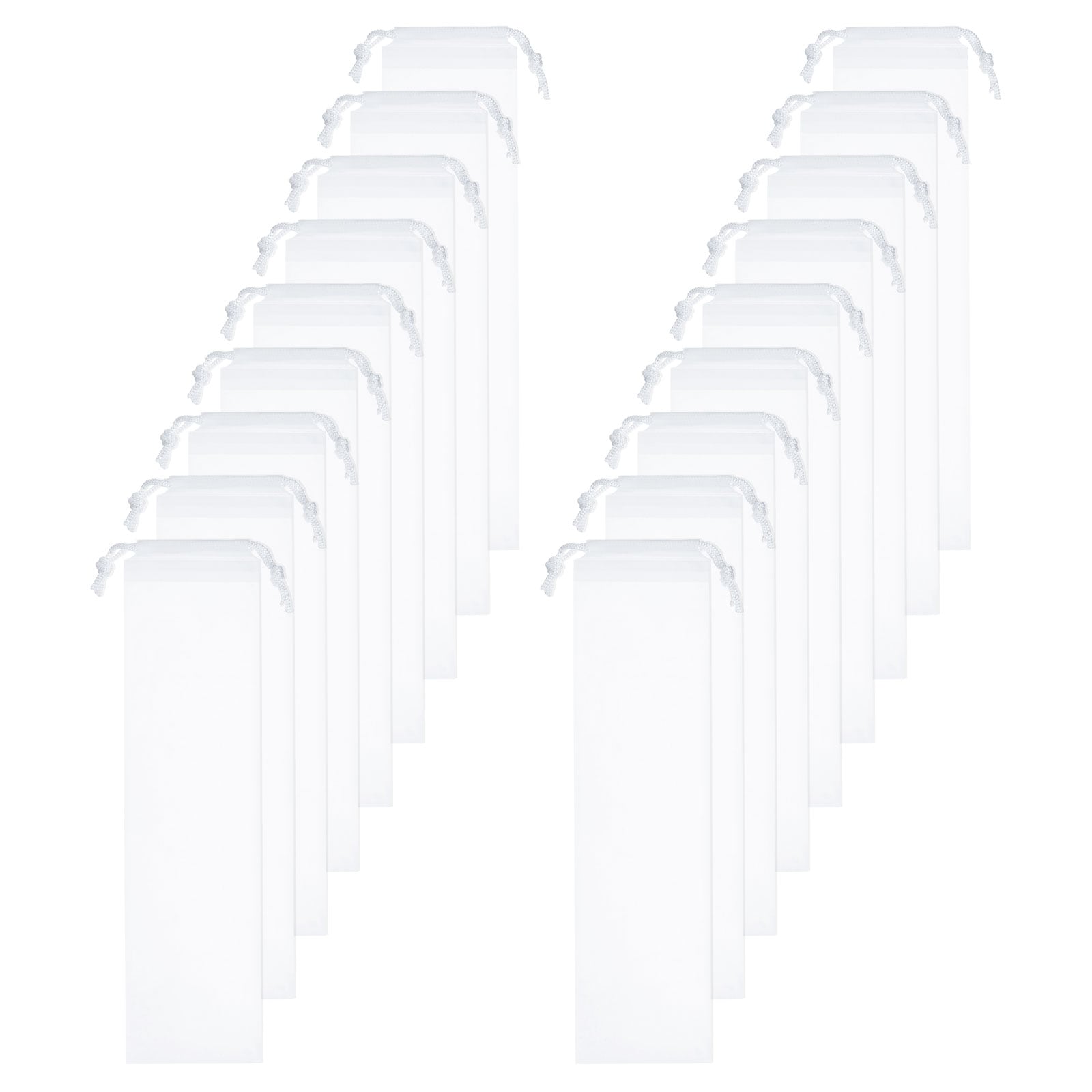 Harfington - 18pcs Umbrella Bags 21.7 x 5.1 Inch Wet Umbrella Sleeve Cover Reusable Folding Umbre...