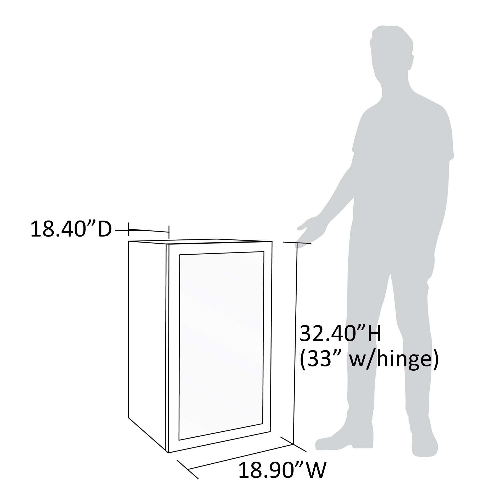 Newair 19 In W 126 Can Capacity Stainless Steel Freestanding Beverage Refrigerator With Glass 4983