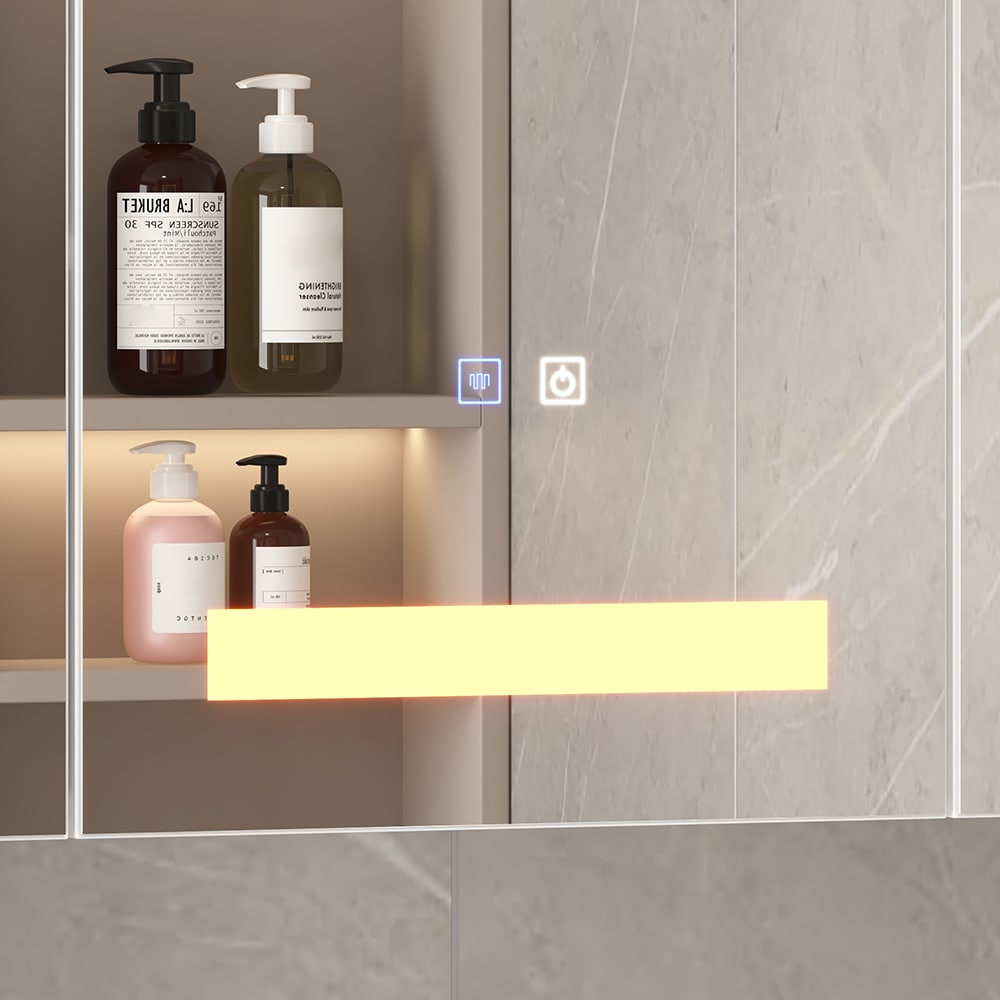 Homsee V-KF390075-01 Bathroom-Wall-Cabinets - View #12