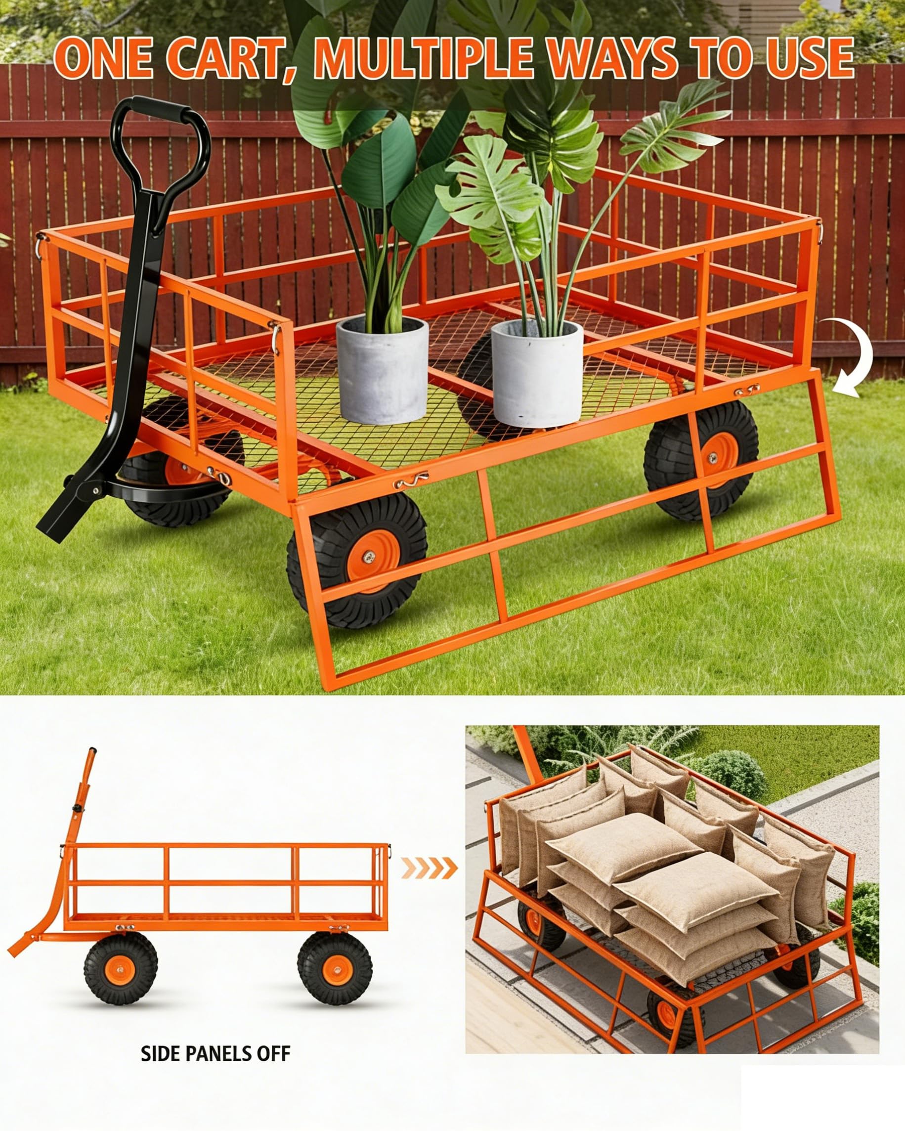 GarveeLife CLJ-AWYETADNKCU Yard-Carts - View #4