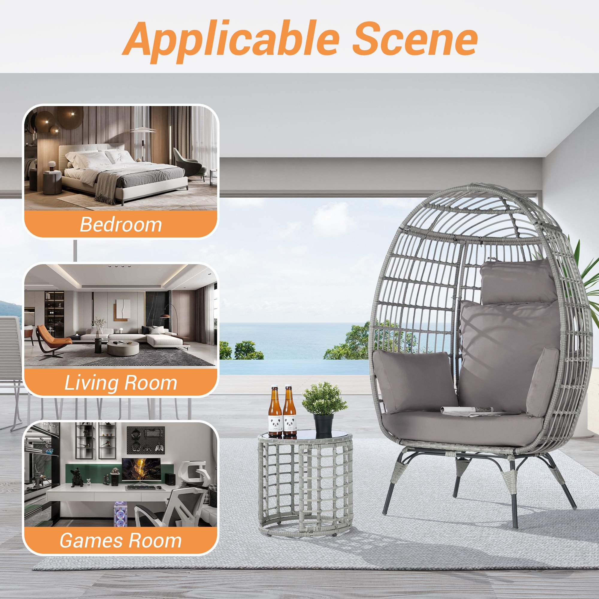 SANSTAR L-JDC63LY-AC Patio-Conversation-Sets - View #7