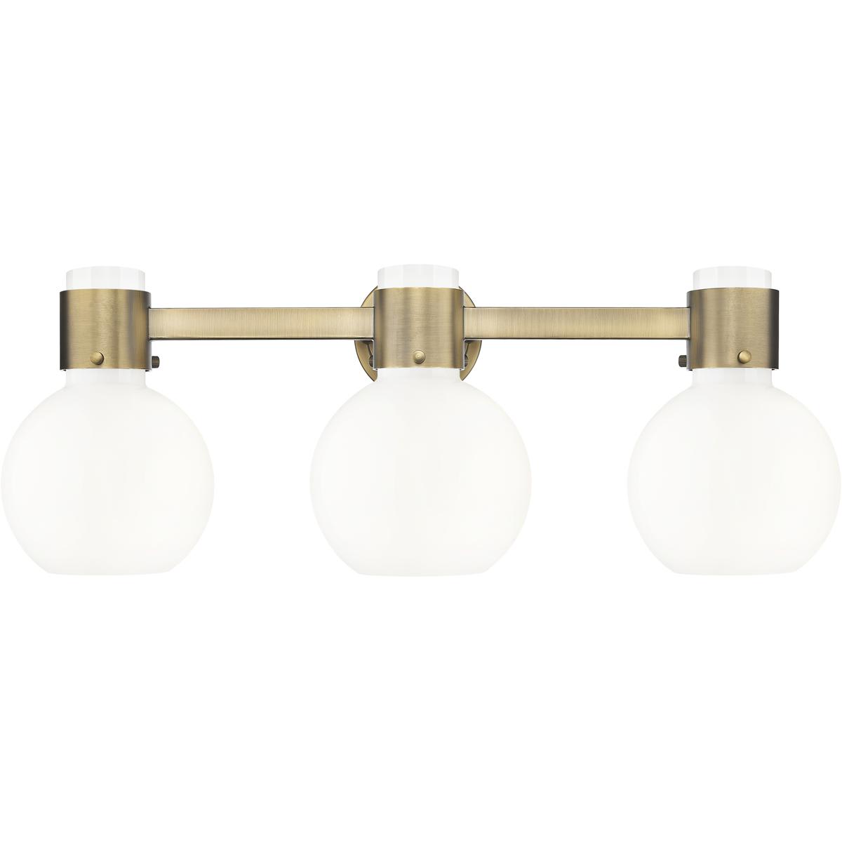 Innovations Lighting 2869975 464-3W-BB-G464B-7GW Lawton Sphere Bathroom Vanity Light