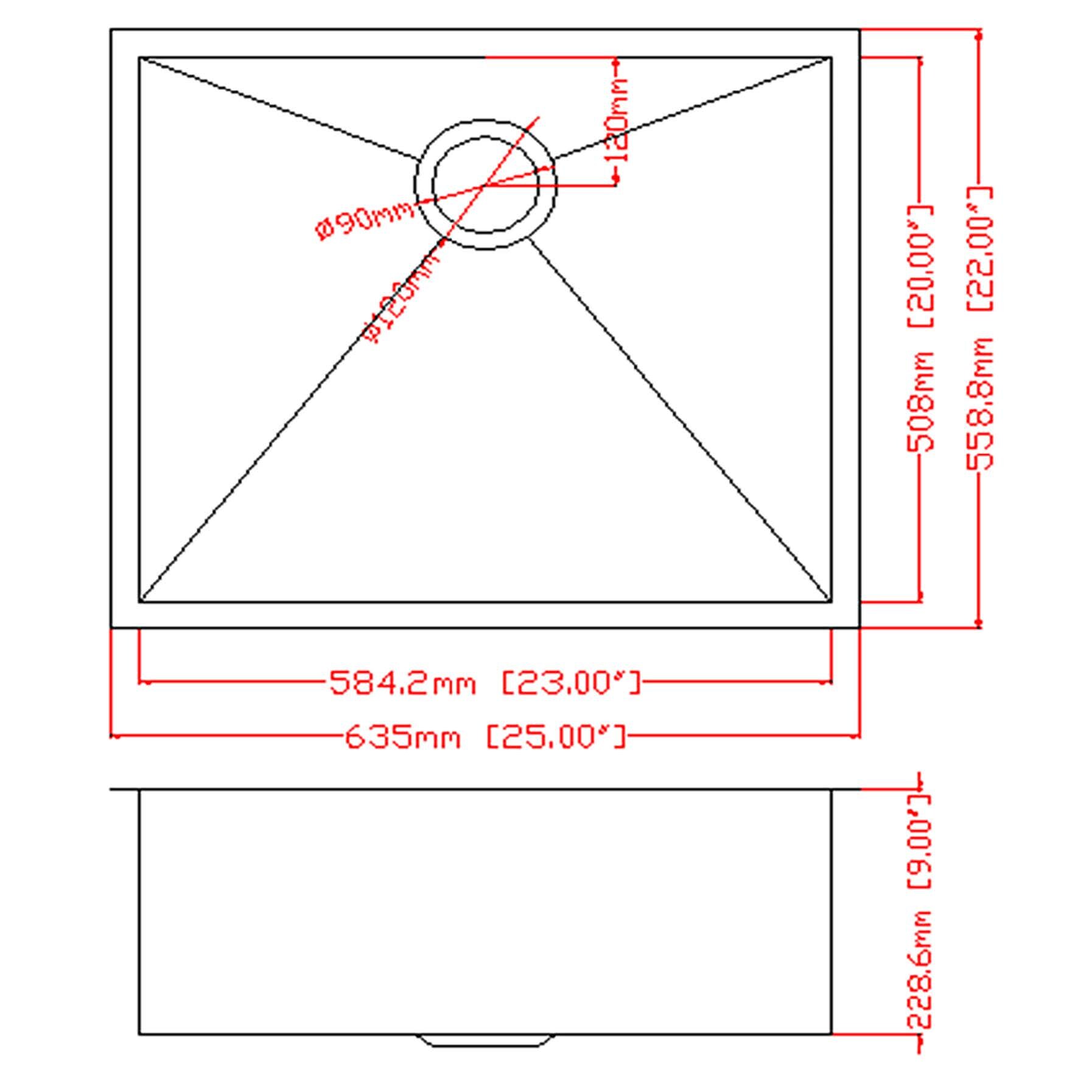 AKDY KS0523-KF12 Kitchen-Sinks - View #8