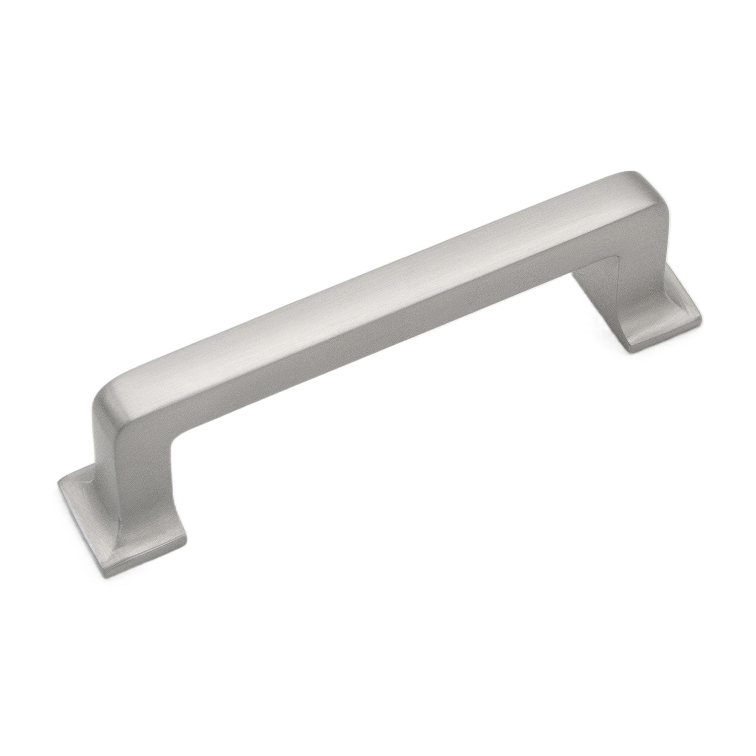 Hickory Hardware Heritage Designs Avery 3-in , 76mm Center to Center Satin Nickel Rectangular Handle Drawer Pull 10 -Pack #R080355SNX-10G