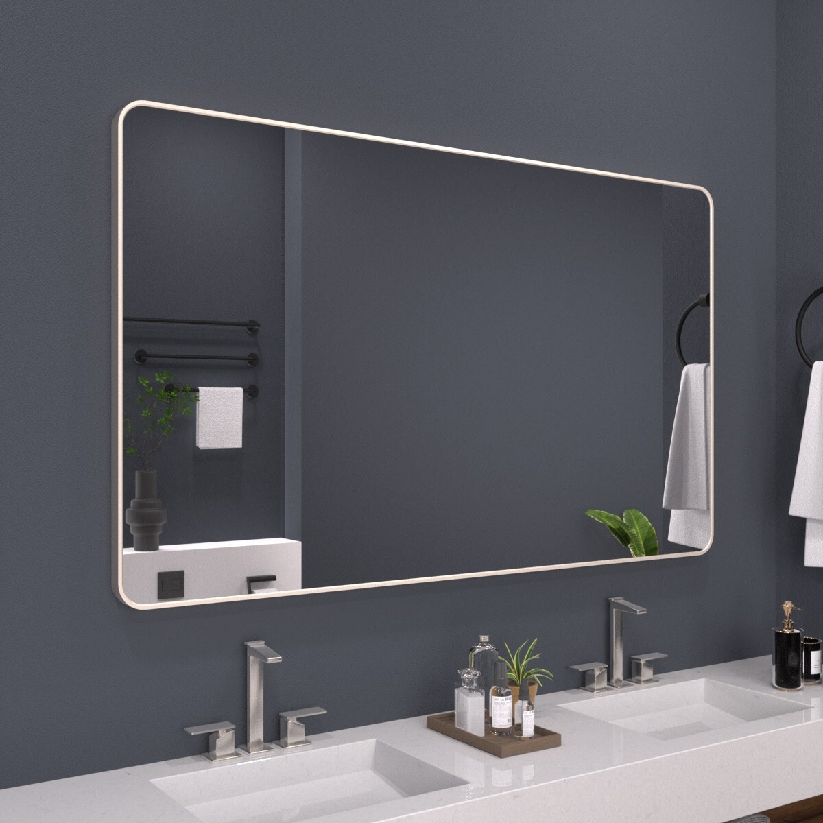 Forclover TAK-FMR6036MG Framed-Bath-Mirrors - View #2
