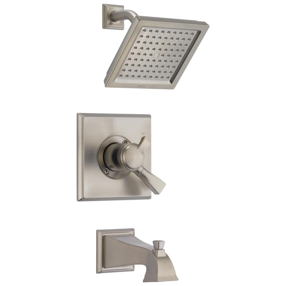 Delta T17451-SP Dryden Spotshield Stainless 1-Handle Bathtub and Shower Faucet