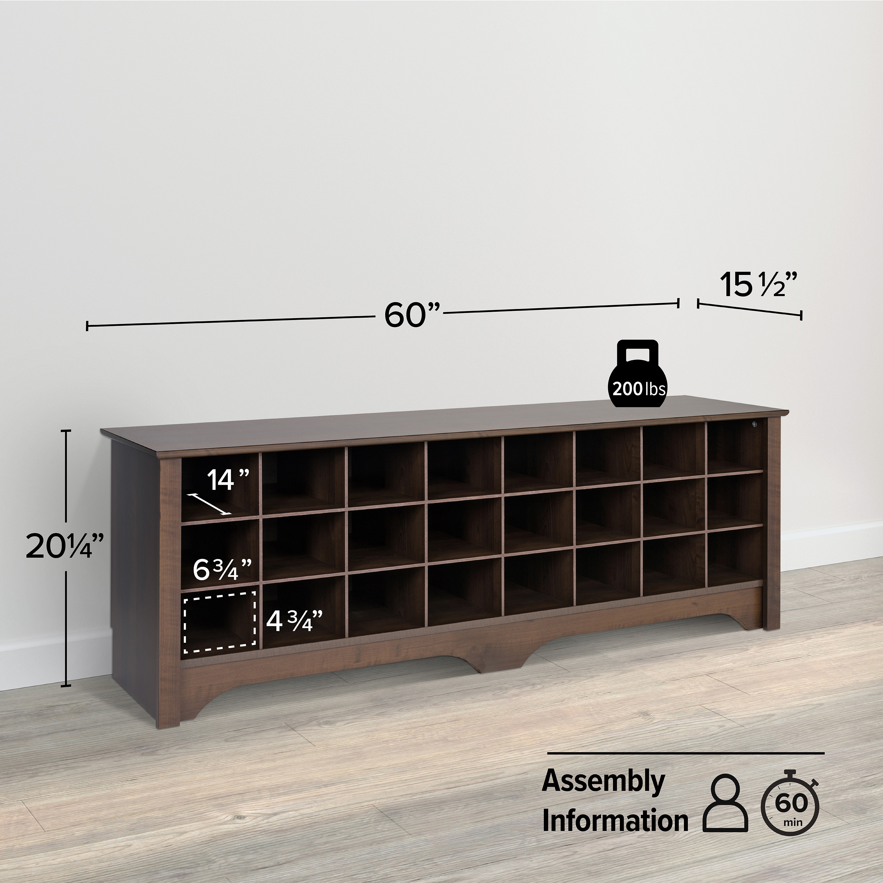 Prepac ESS-6020 Shoe-Racks - View #4