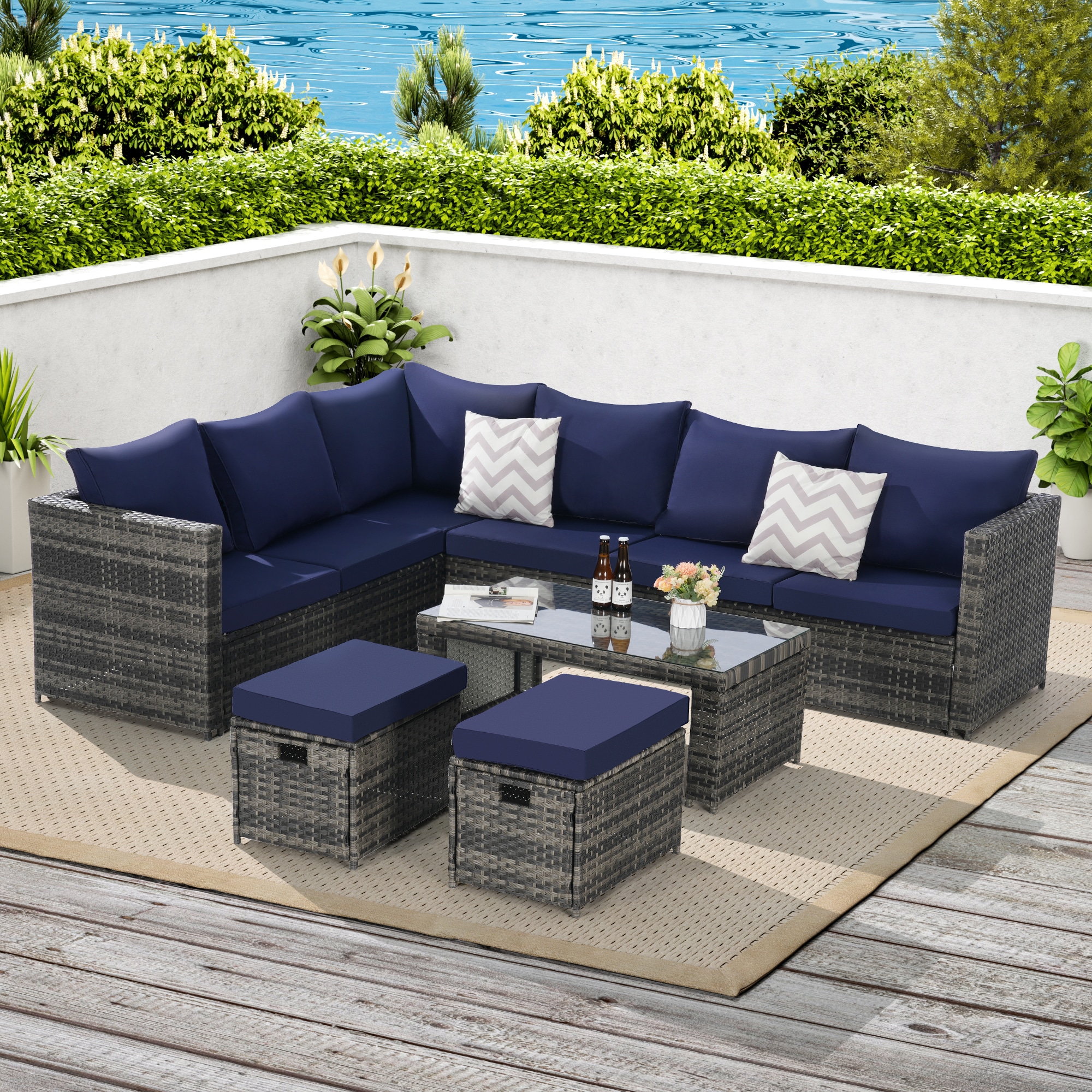 SINOFURN SYB670021BL Patio-Sofas-Daybeds - View #11