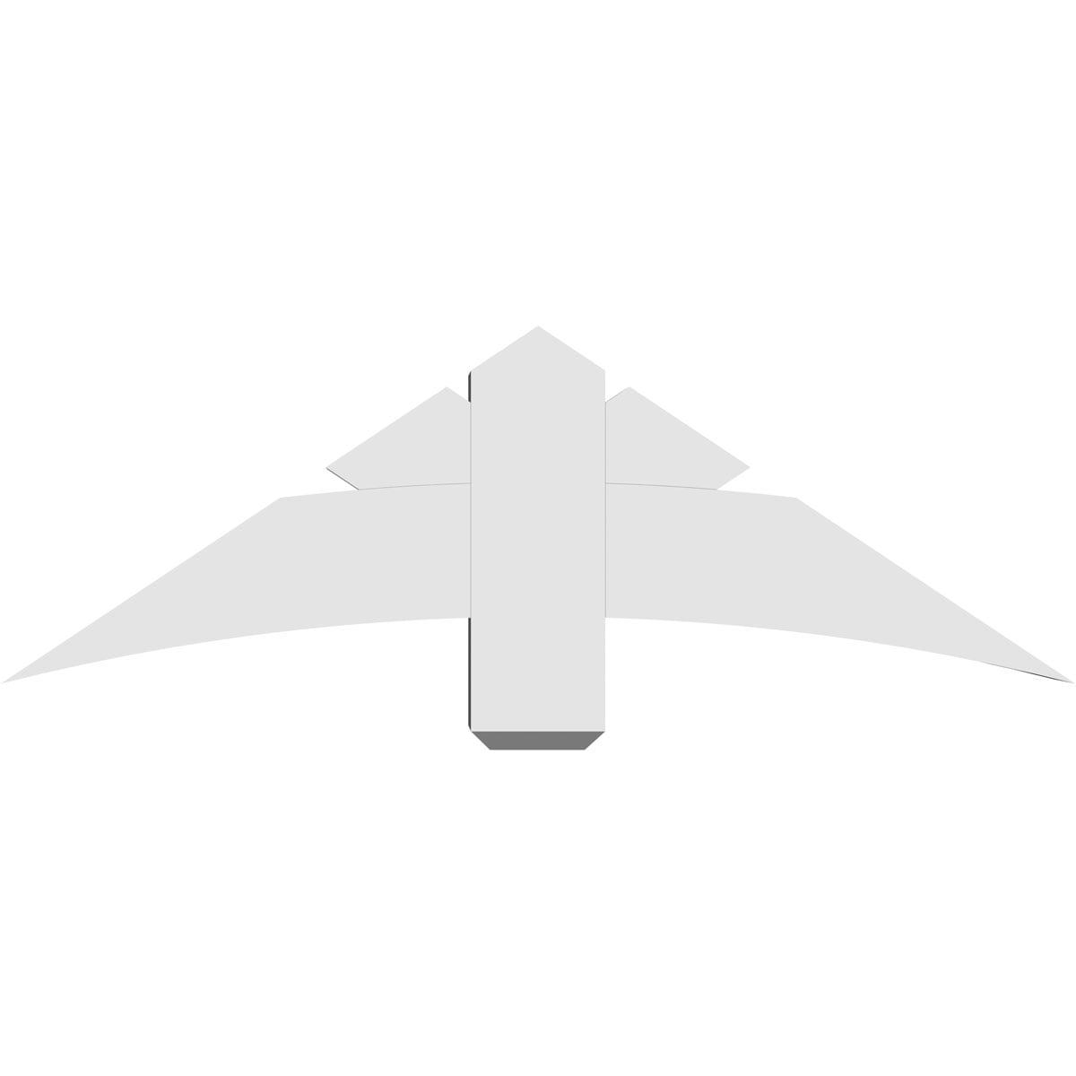 Ekena Millwork GBP048X16X0606ALB00 Exterior-Brackets-Braces - View #4