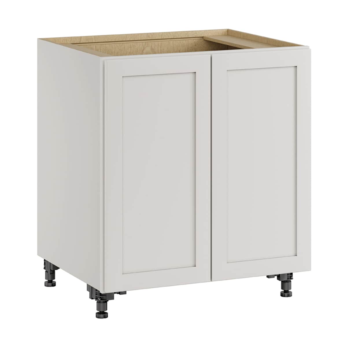 Whalen CLICK-IT LWSCLICK-07G Windsor Lane 30-in W x 34.5-in H x 24-in D Light Gray Birch Base Ready to assemble Plywood Cabinet (Raised Panel Shaker)