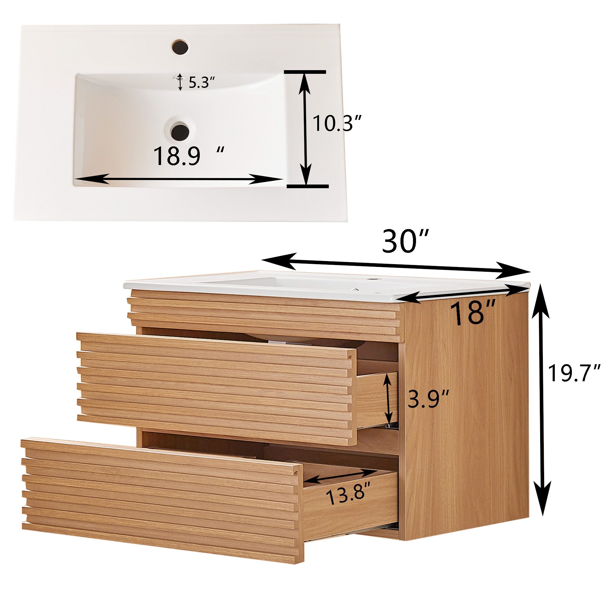 LOVMOR SF-R-W1826P255391 Bath-Vanity-Combo - View #3